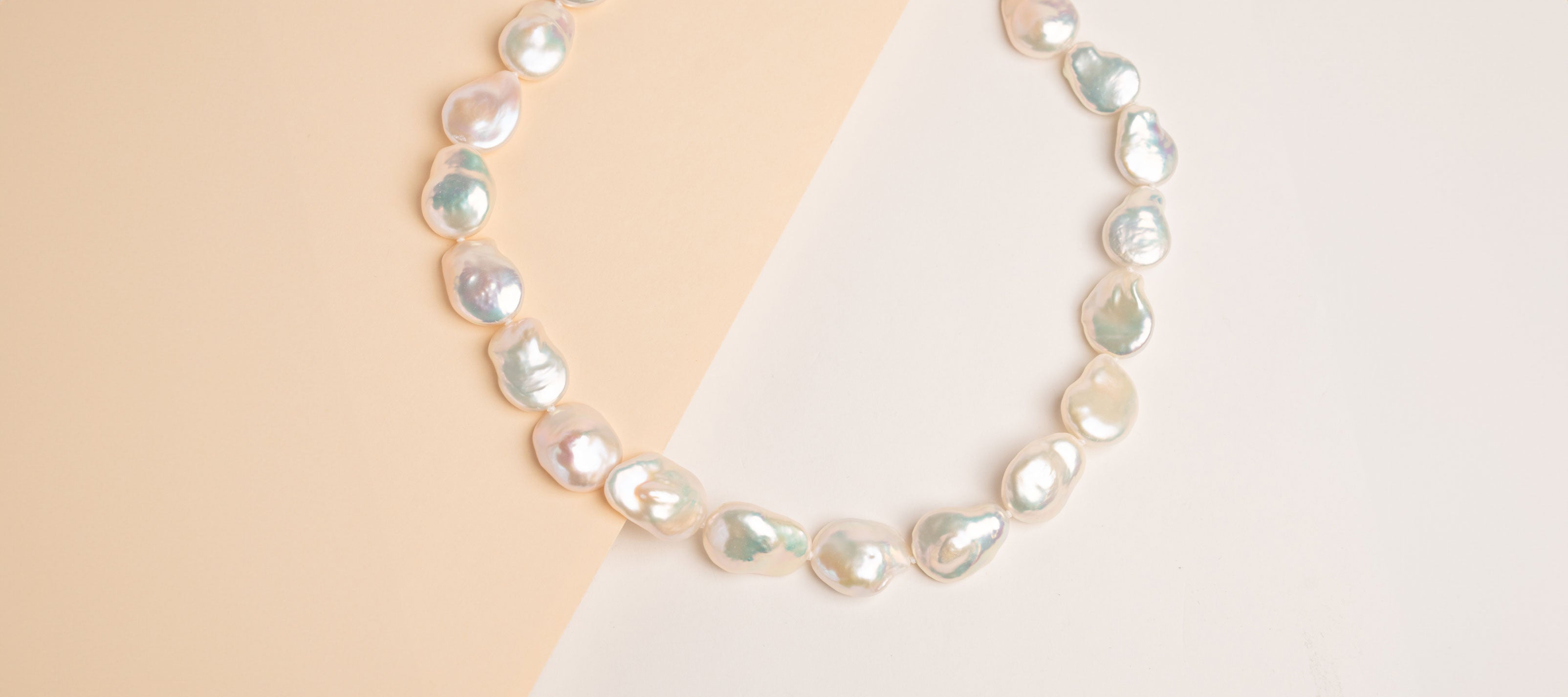 Collar de perlas Moneda barrocas Secret & You