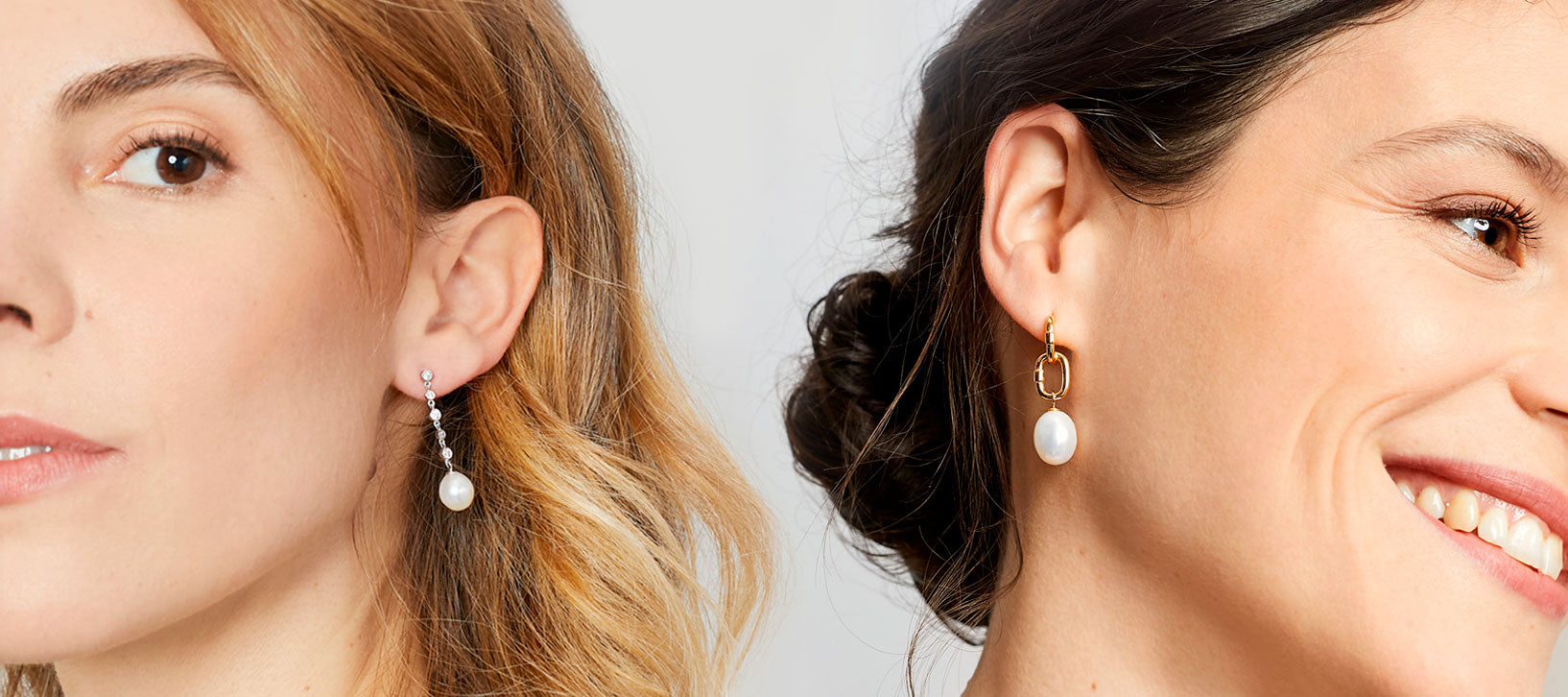 Mujer con perlas gota o lagrima Secret & You