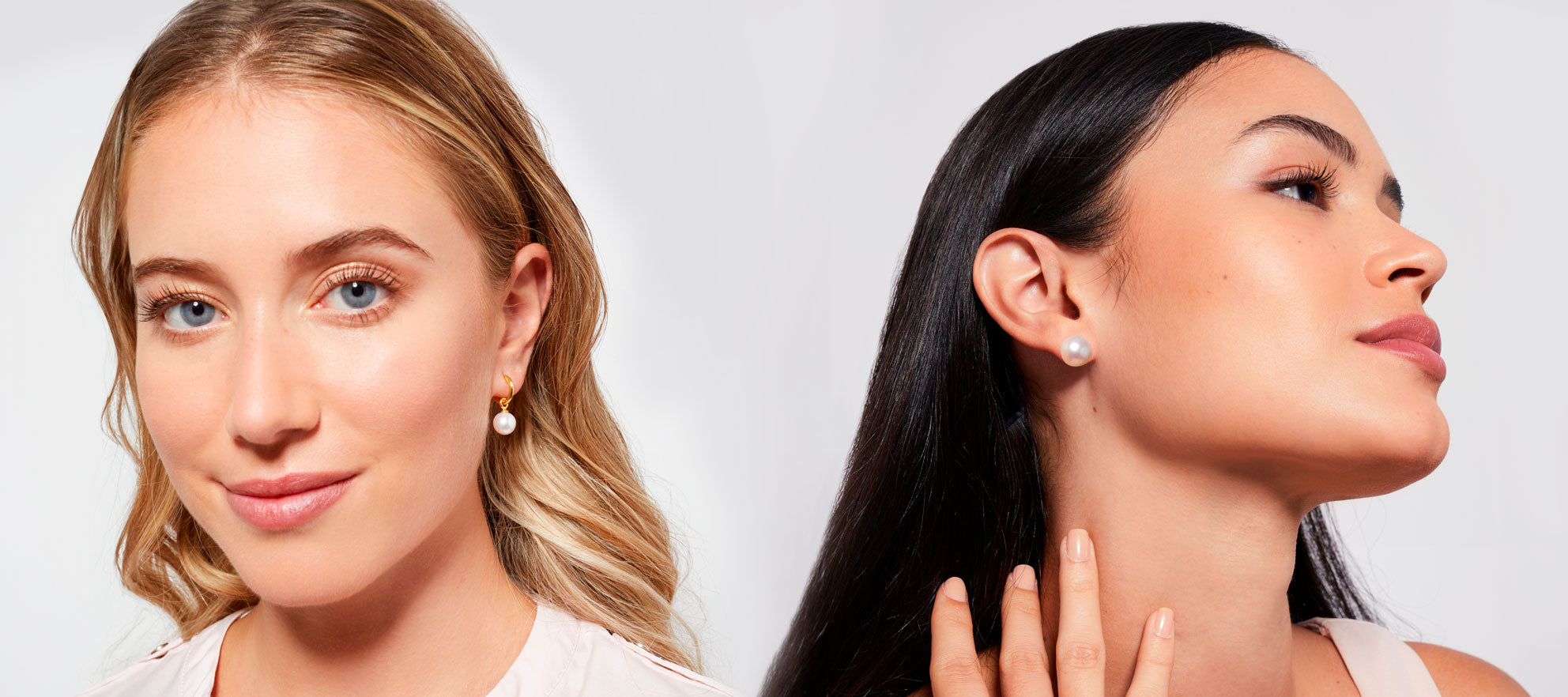 Mujeres con Perlas Redondas Blancas Secret & You