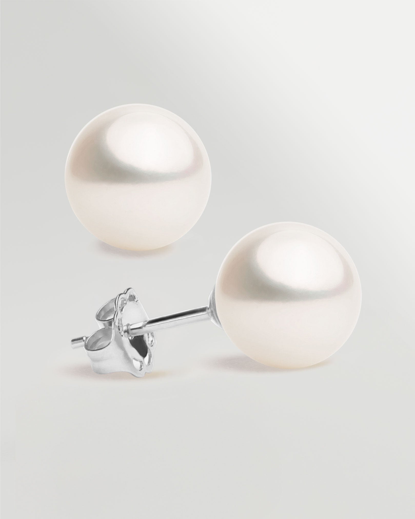 Pendientes de Perlas Cultivadas Australianas en Oro de 18 k 10-10,5 mm Secret & You