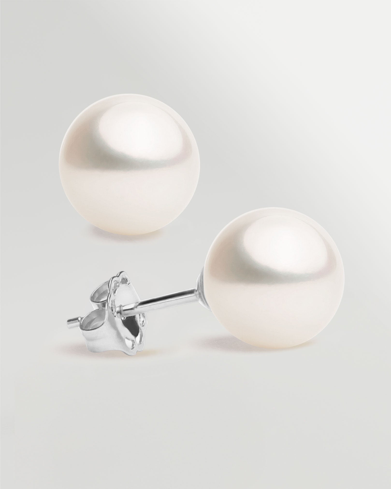 Pendientes de Perlas Cultivadas Australianas en Oro de 18 k 10,5-11,0 mm Secret & You