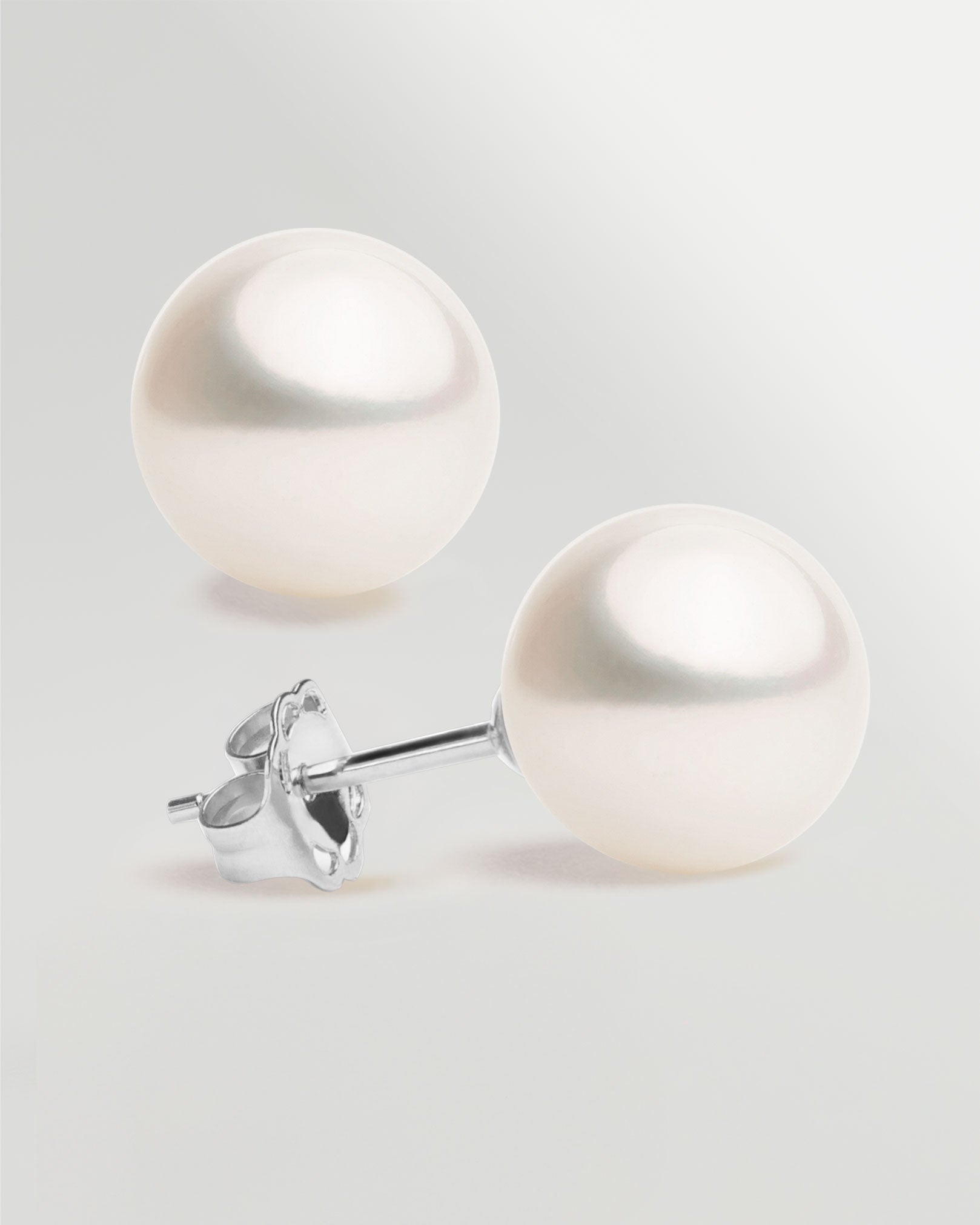 Pendientes de perlas cultivadas australianas en oro 18k 11,5-12,0 mm