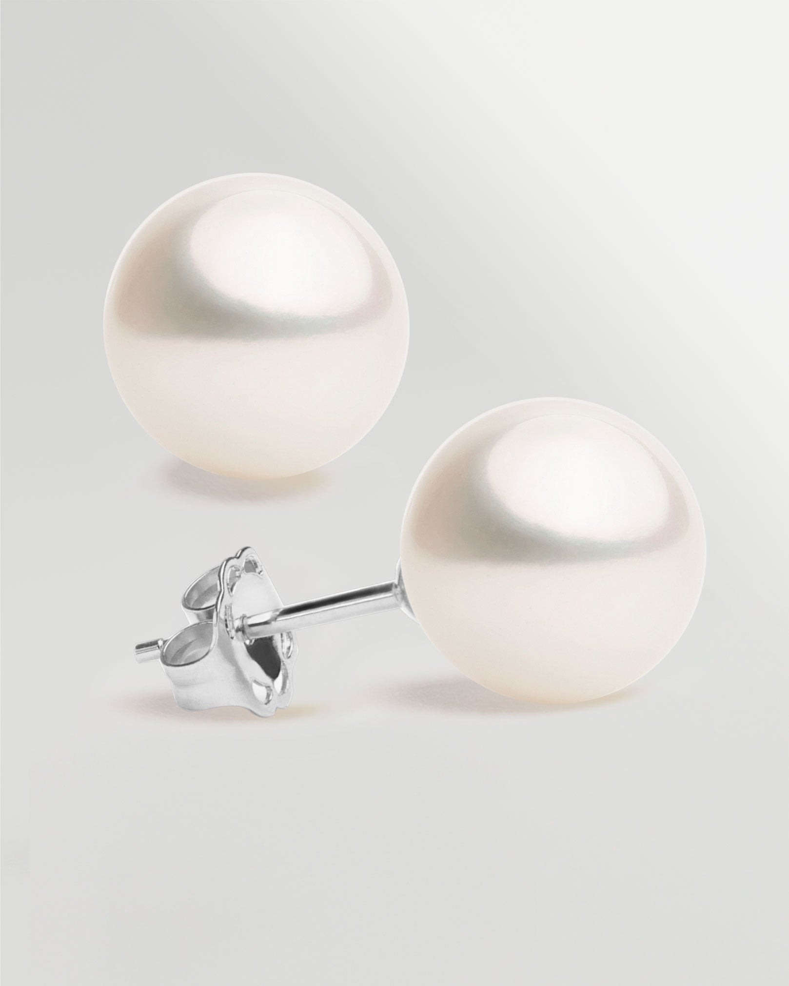 Pendientes de perlas australianas en oro de 18k 12,5-13,0 mm