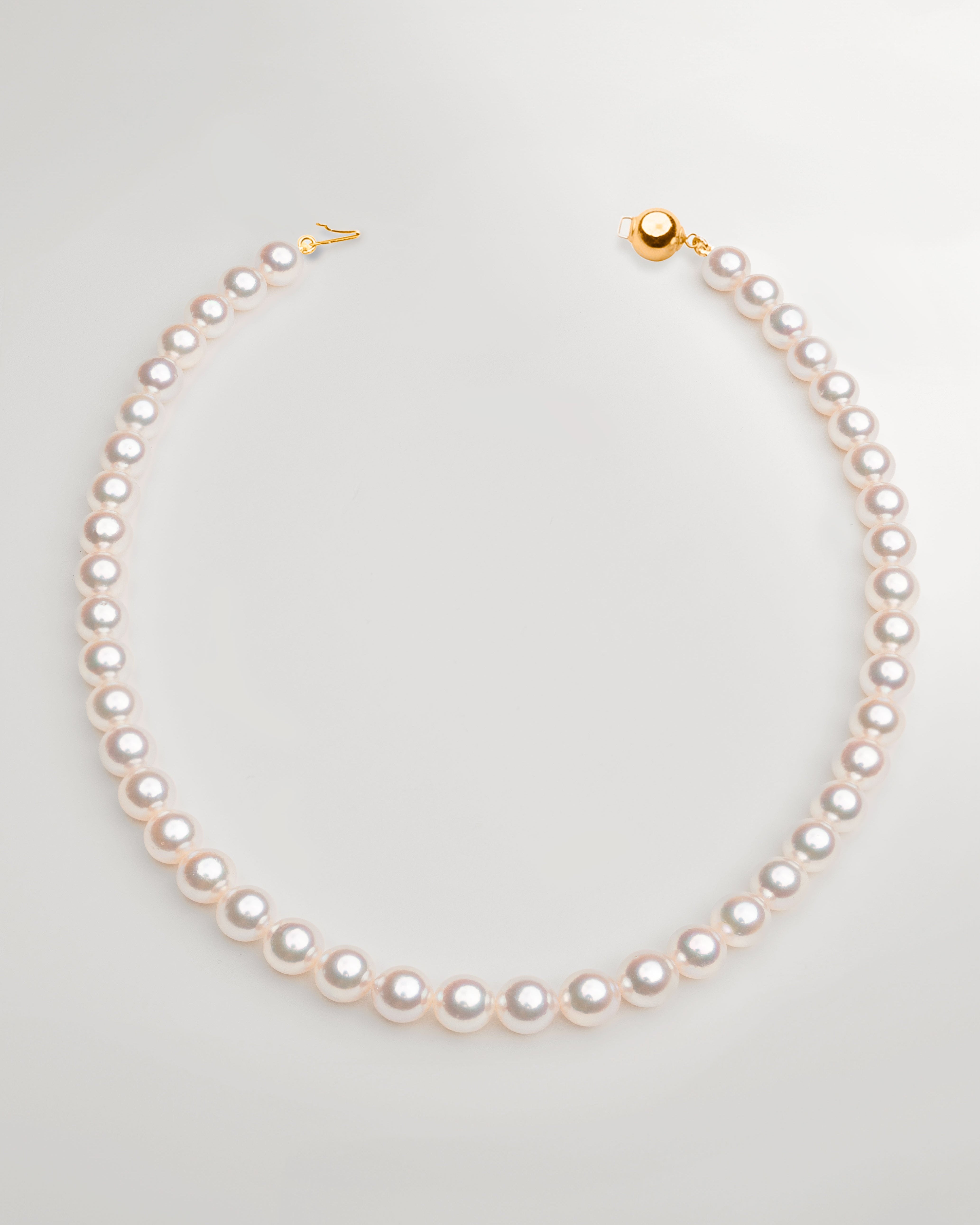Collar de Perlas Cultivadas Akoya Japonesas de 8,5 - 9 mm | 42 cm