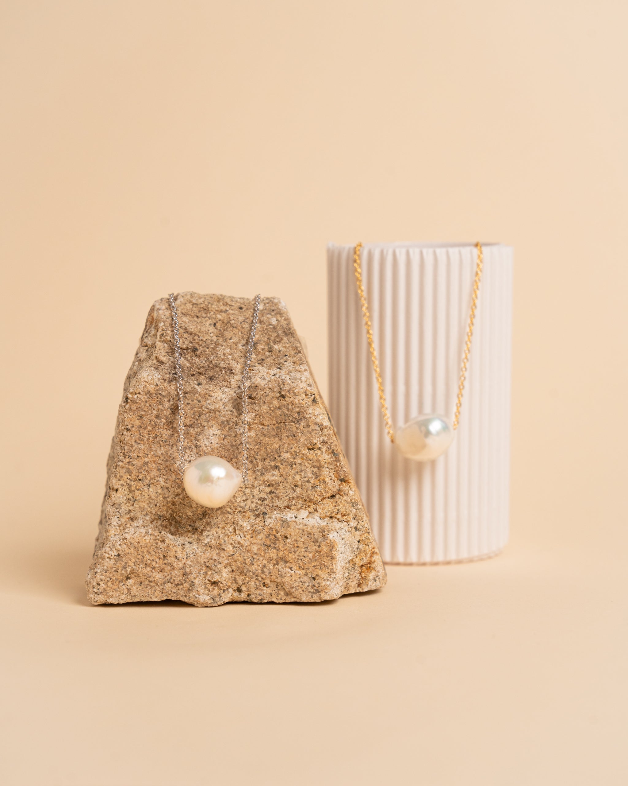 Colgante Perla de Agua Dulce Edison Barroca de 12-13 mm y Plata de ley Secret & You