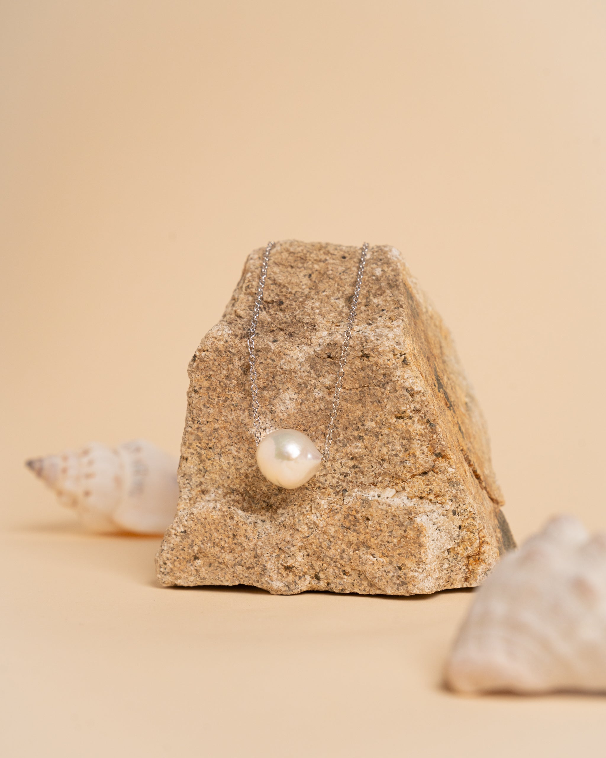 Colgante Perla de Agua Dulce Edison Barroca de 12-13 mm y Plata de ley Secret & You