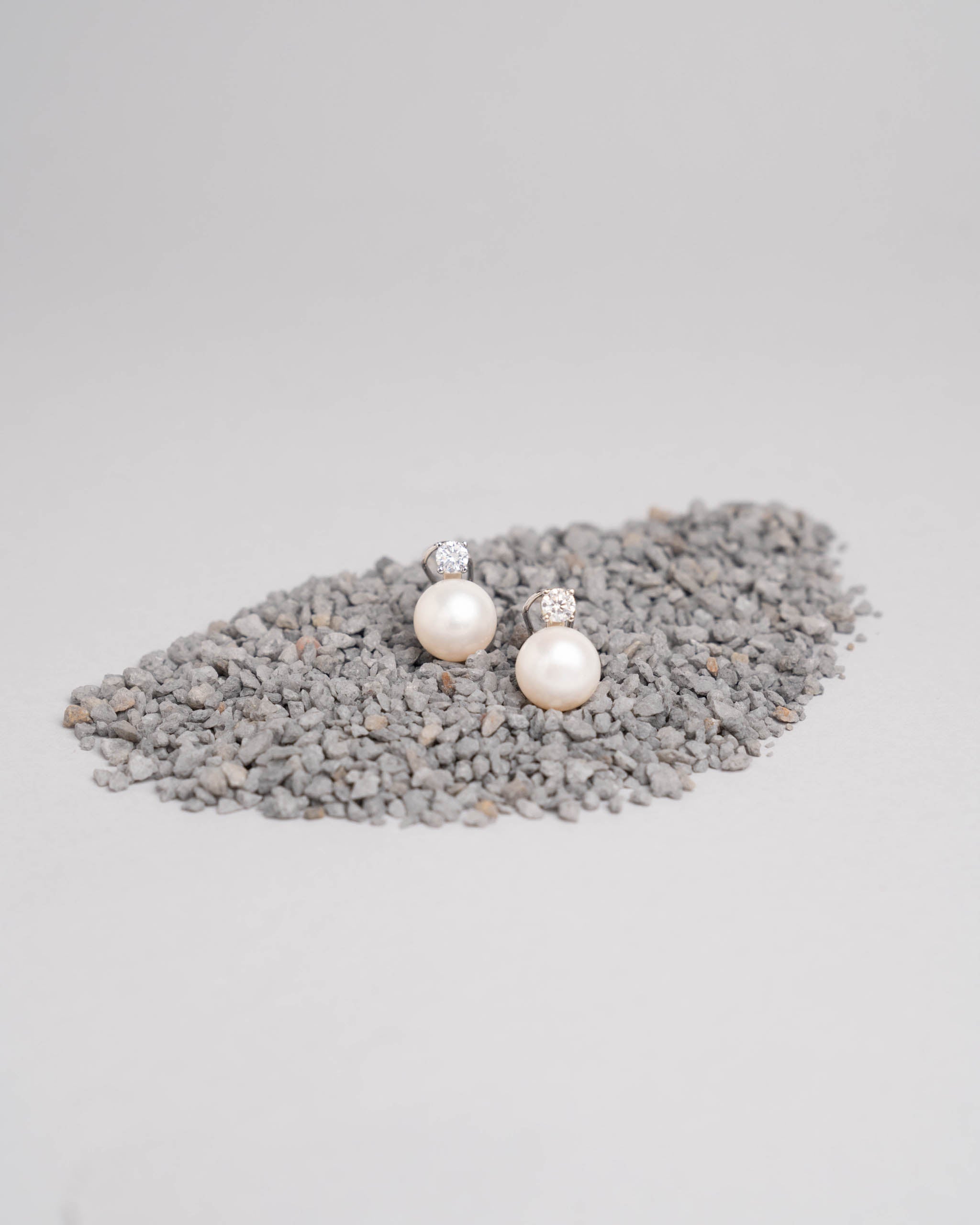 Pendientes de Mujer con Perlas Botón Cultivadas y Circonitas Secret & You