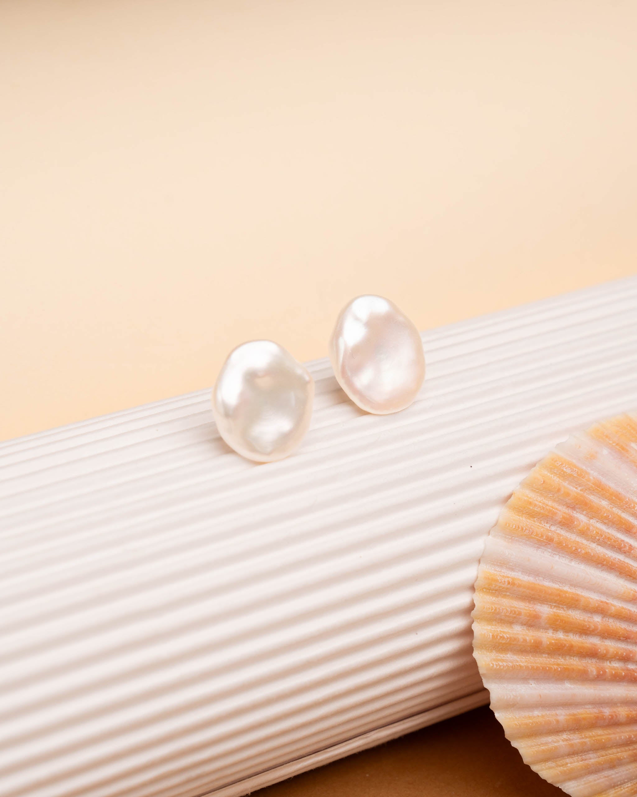 Pendientes de Perlas de Agua Dulce Keshi y Plata de Ley Secret & You