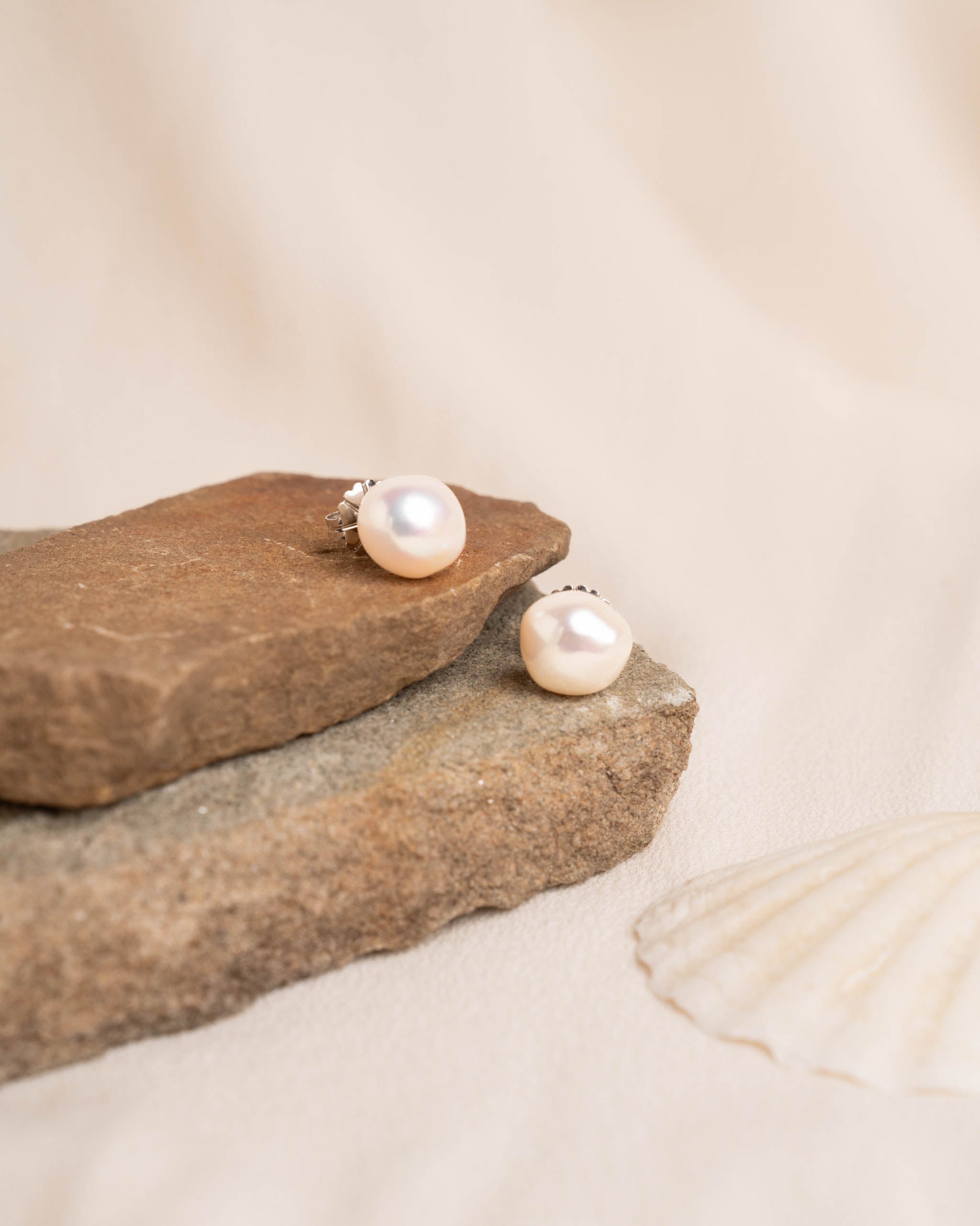 Pendientes de Perlas Barrocas de Agua Dulce Secret & You