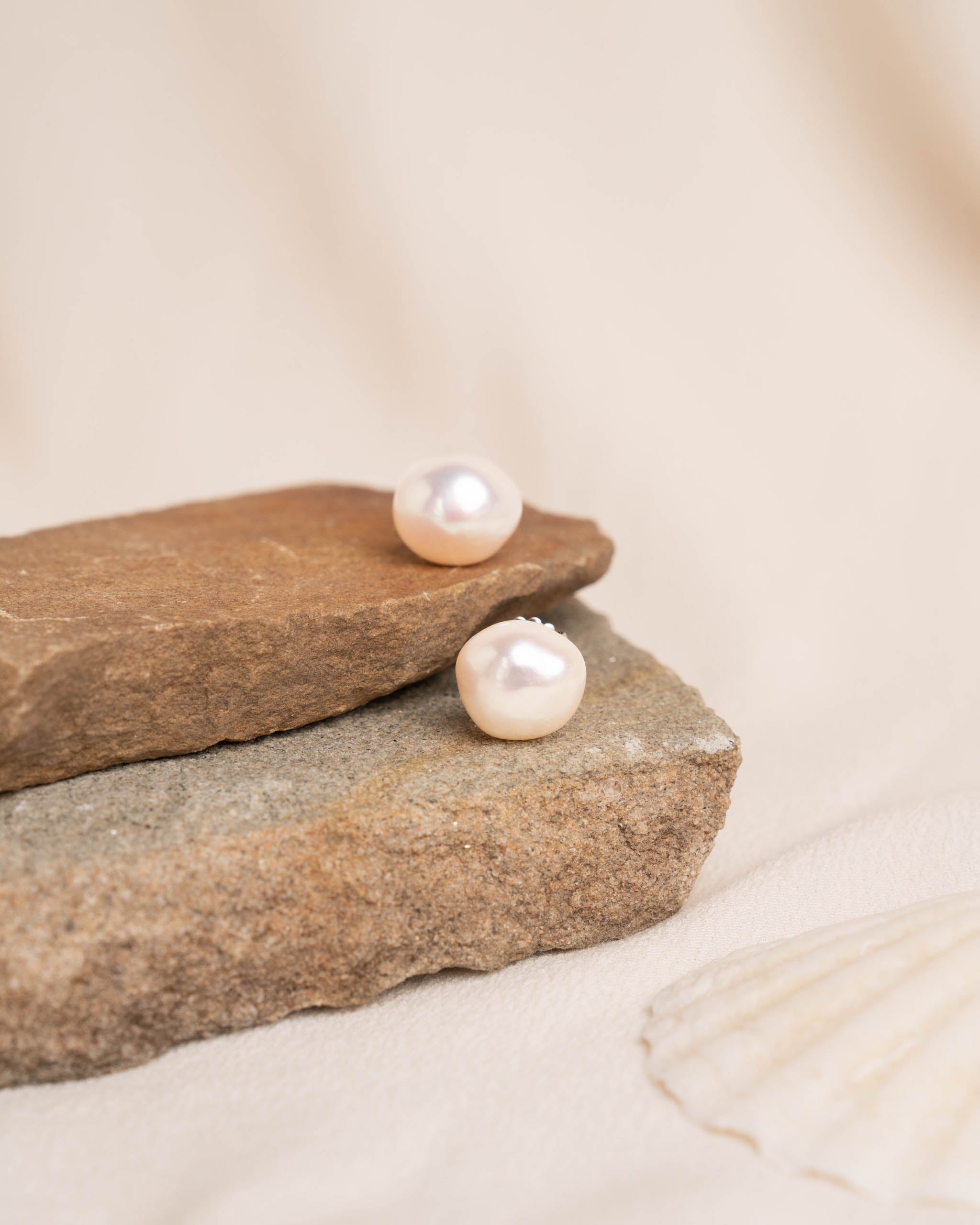 Pendientes de Perlas Barrocas de Agua Dulce Secret & You