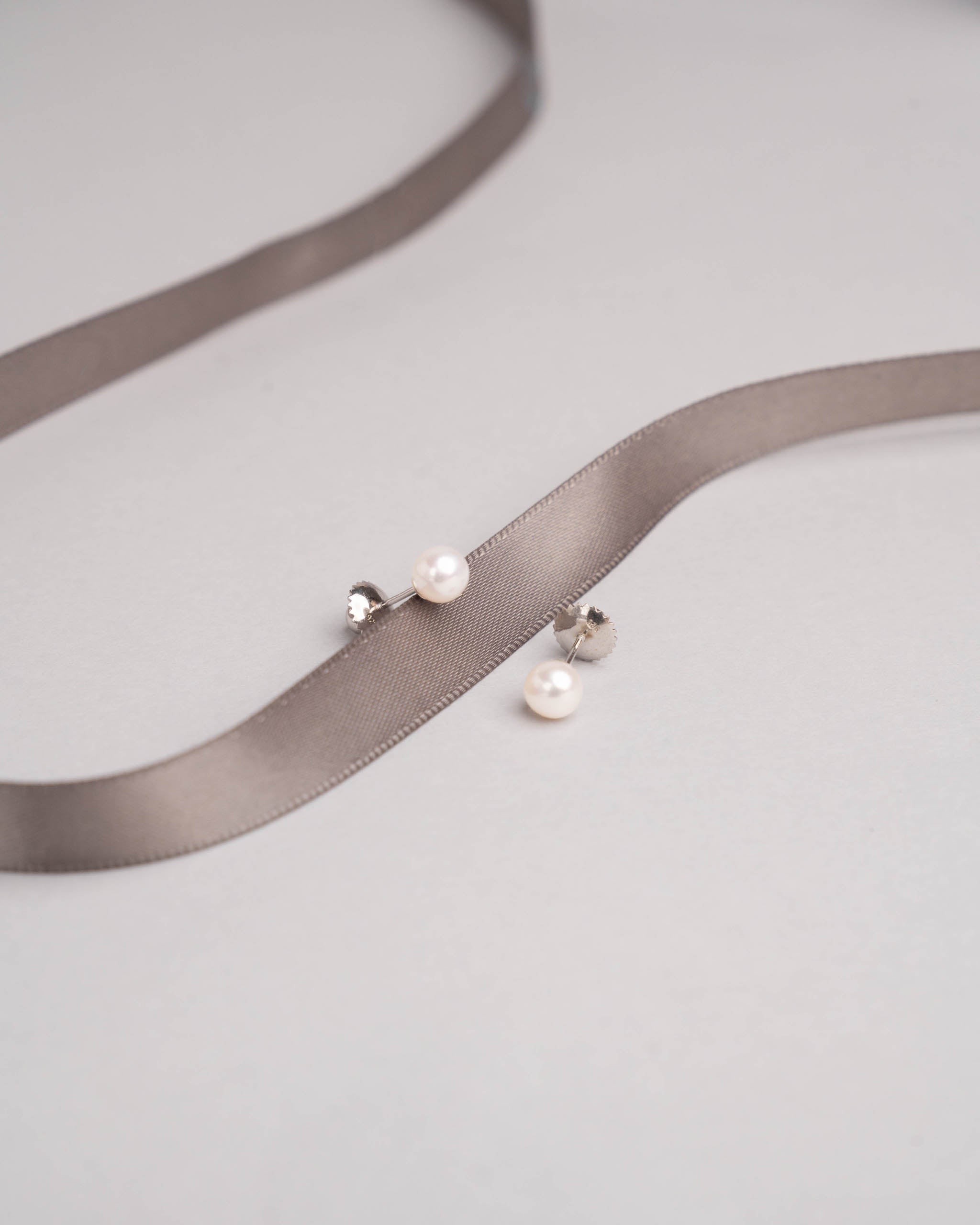 Pendientes para Bebés y Niñas de Perlas cultivadas de Agua Dulce y Plata de Ley Secret & You