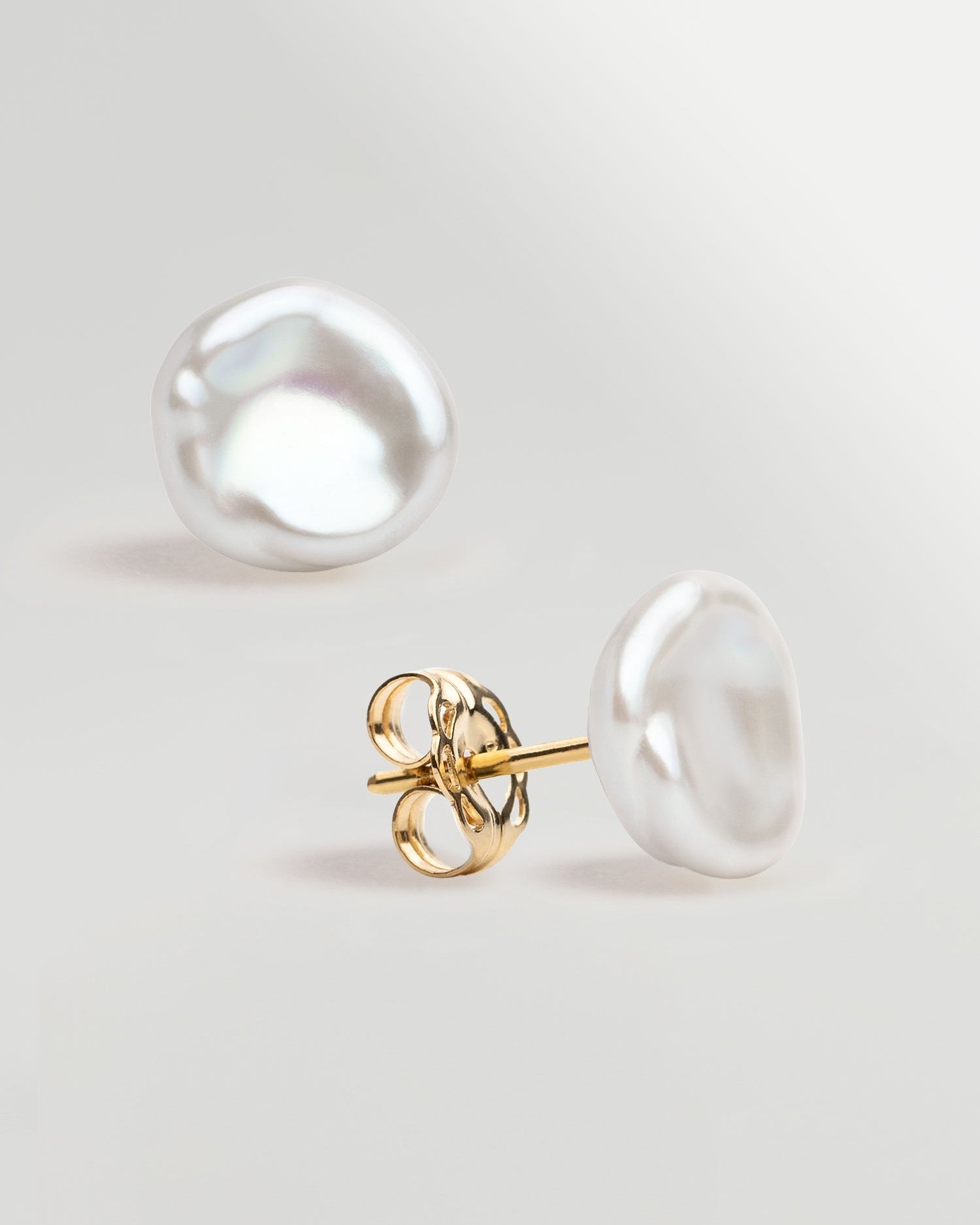 foto de pendientes de perlas keshi AAA en oro 18k 10 tallas Secret & you