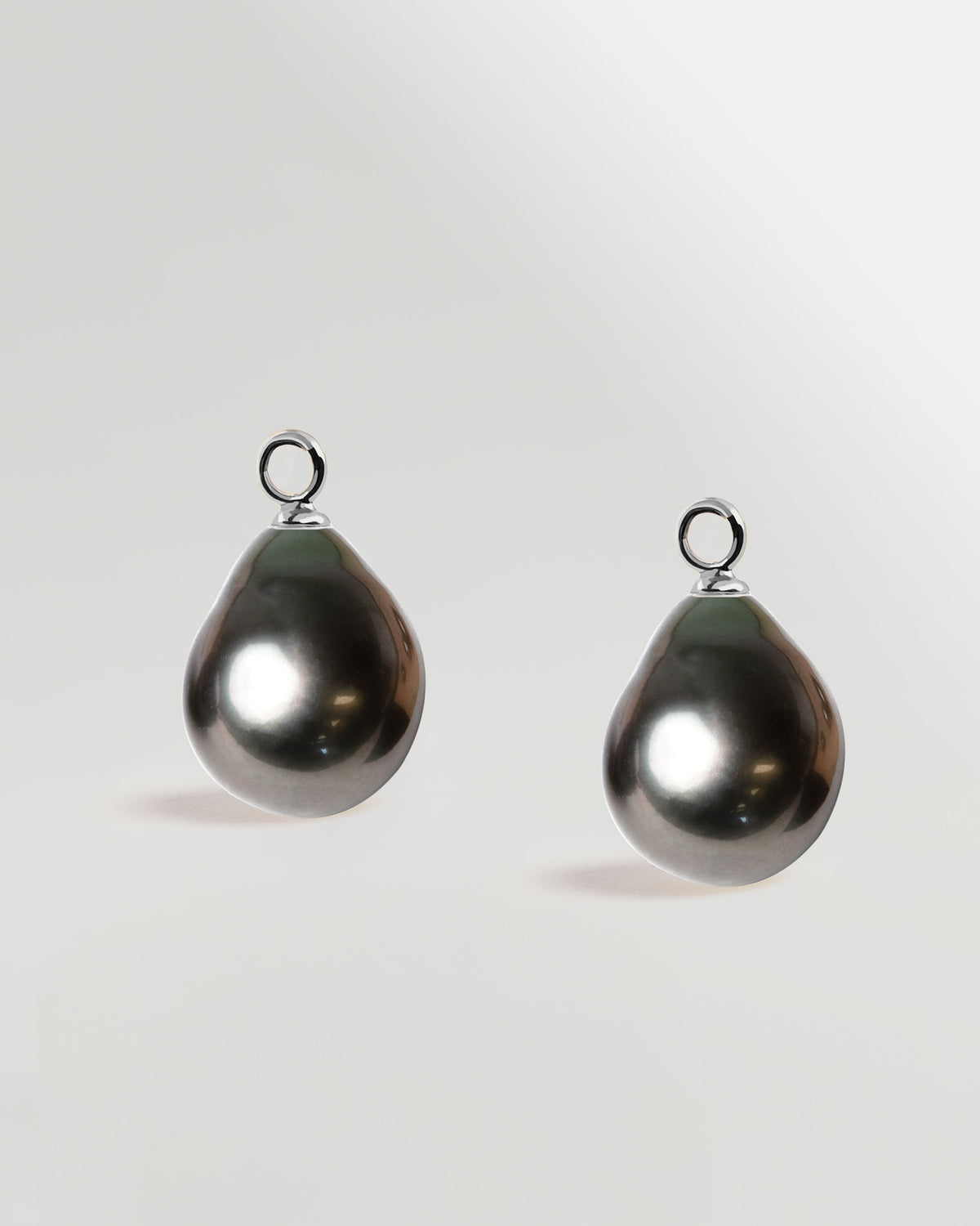 Pendentif Perle De Tahiti Baroque Forme « Pelote De Laine » - Argent 925 Rhodié - Culture Française - Neuf