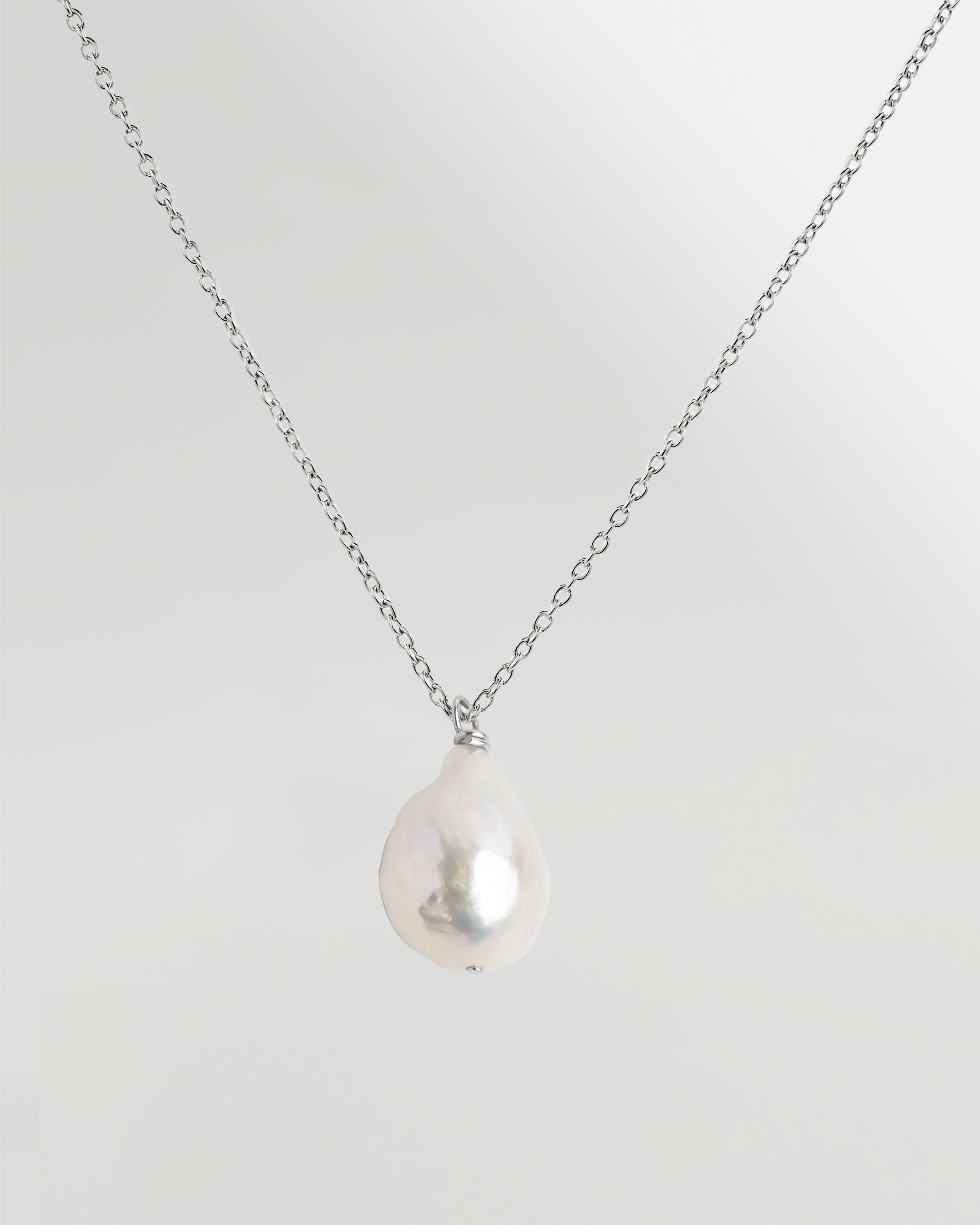 Colgante Perla de Agua Dulce Edison Barroca de 12-13 mm y Plata de ley Secret & You