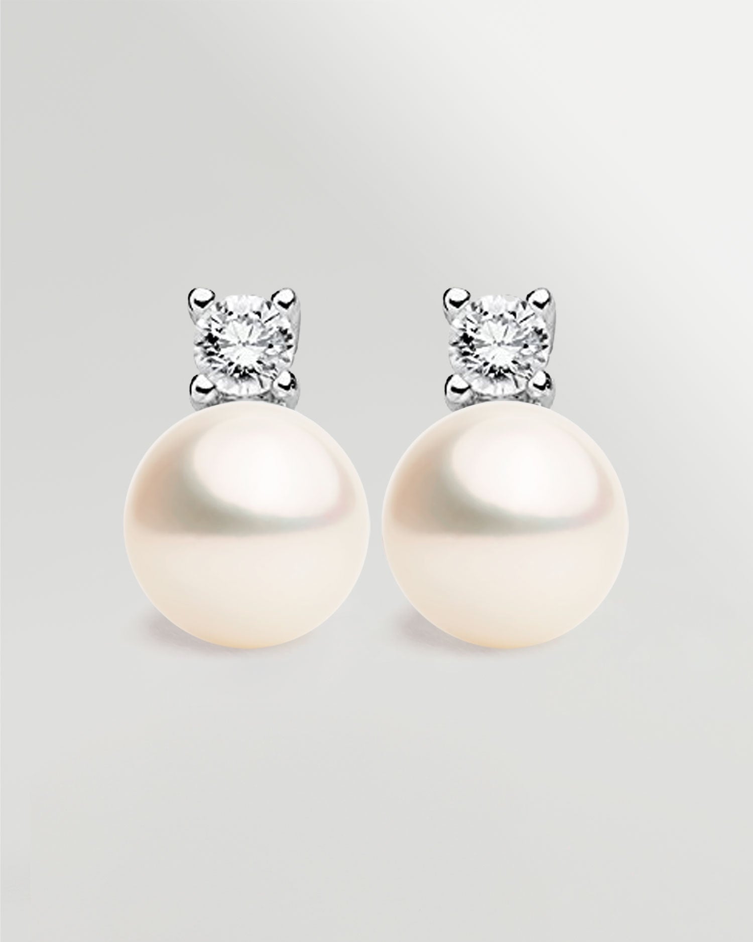 Pendientes de Mujer con Perlas Botón Cultivadas y Circonitas Secret & You