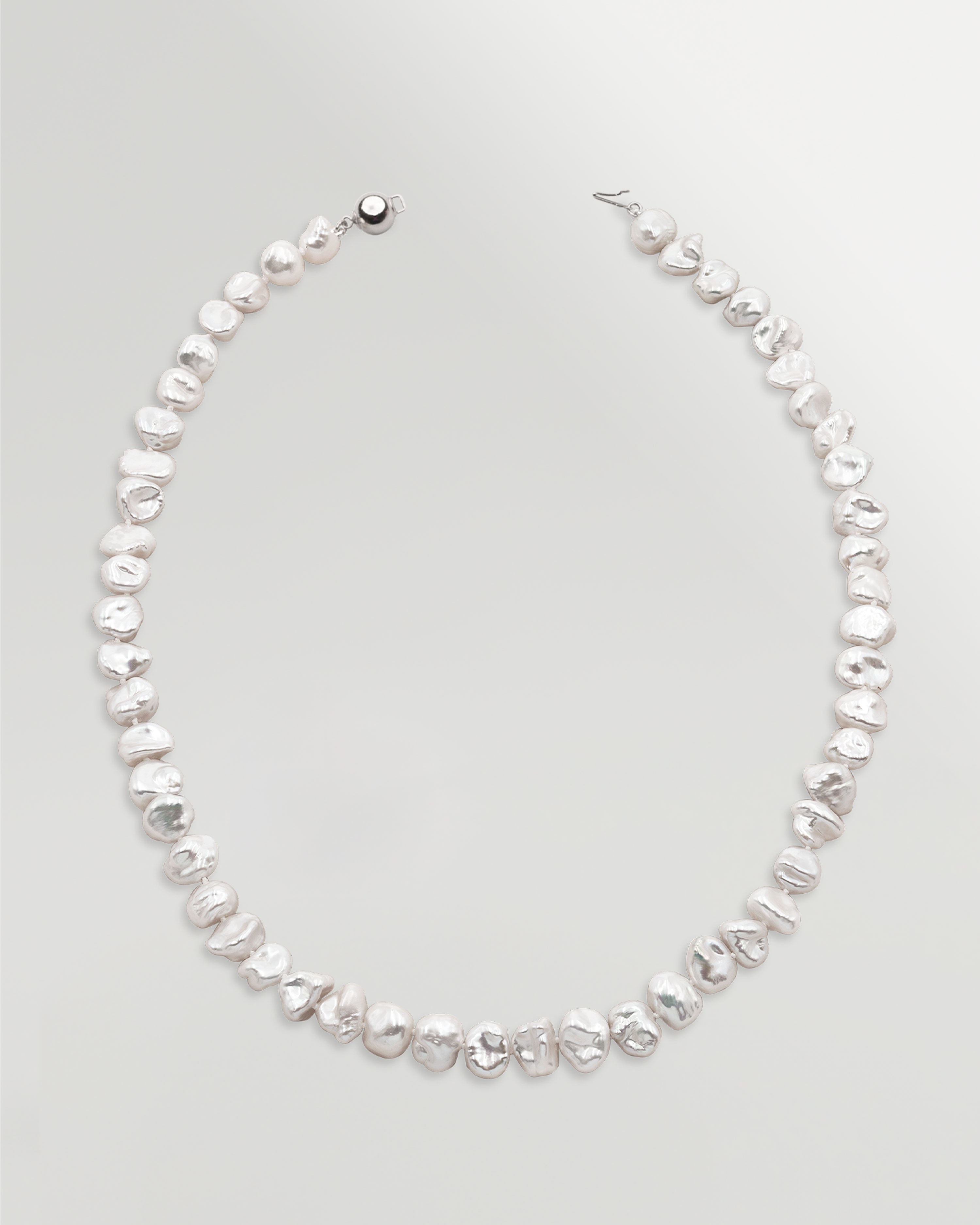 Collar de Perlas Cultivadas de Agua Dulce Barrocas Keshi de 9-10 mm Secret & You