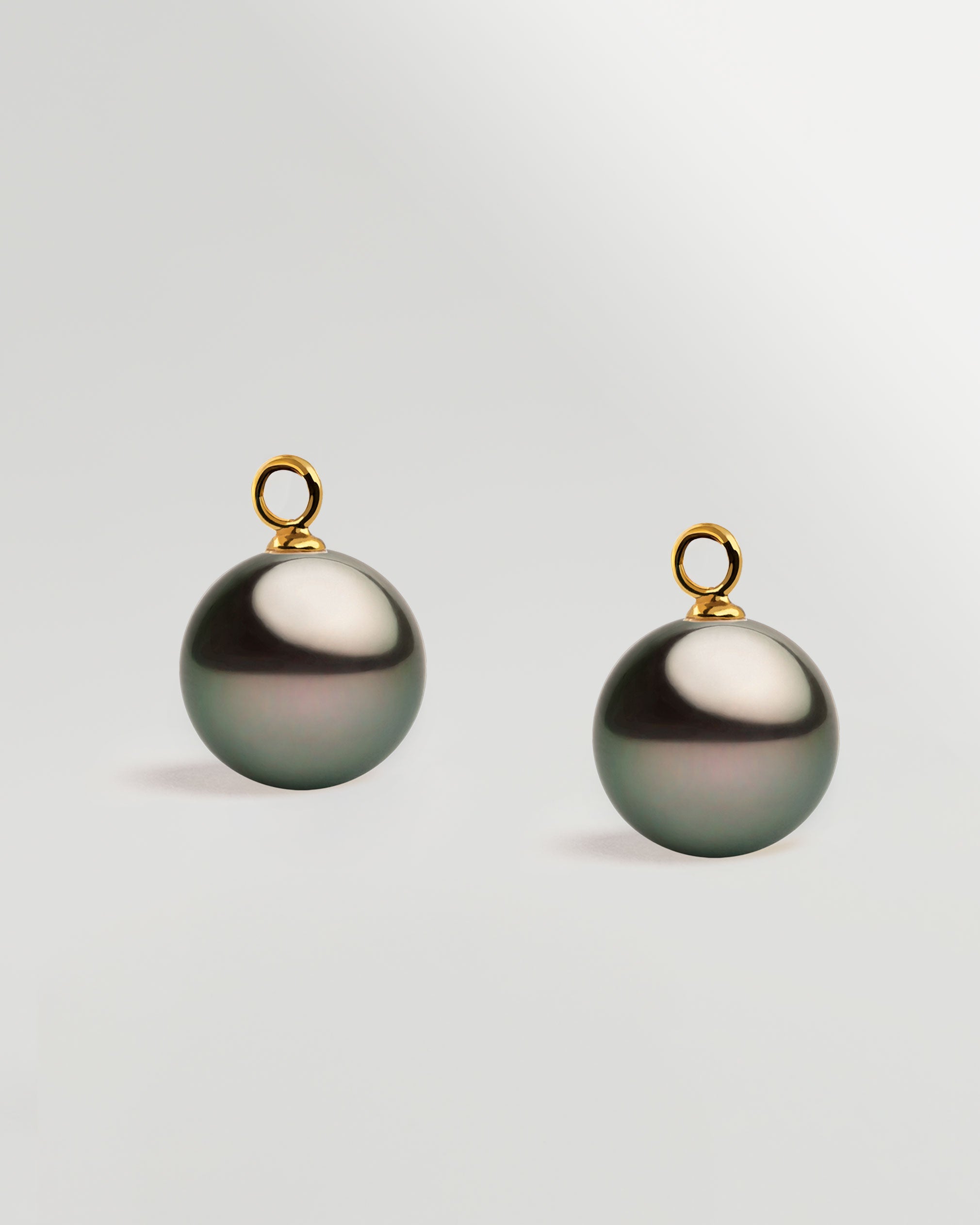 Charms de Oro Vermeil con Perla Tahití Redonda