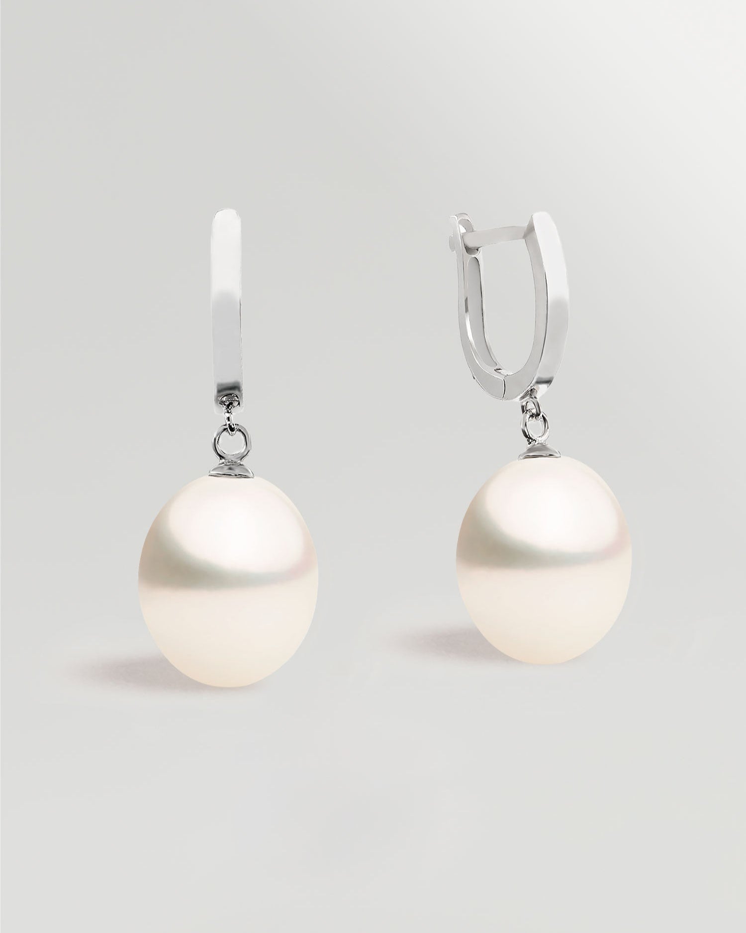 pendientes de perlas gota de agua blancas de mujer Secret & You