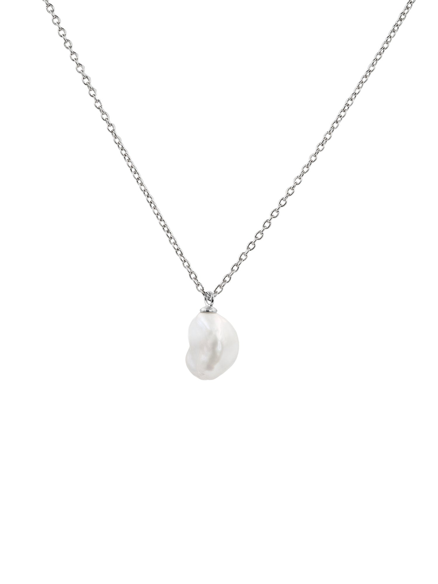 Colgante Perla de Agua Dulce Keshi de 9-10 mm y Plata de ley Secret & You