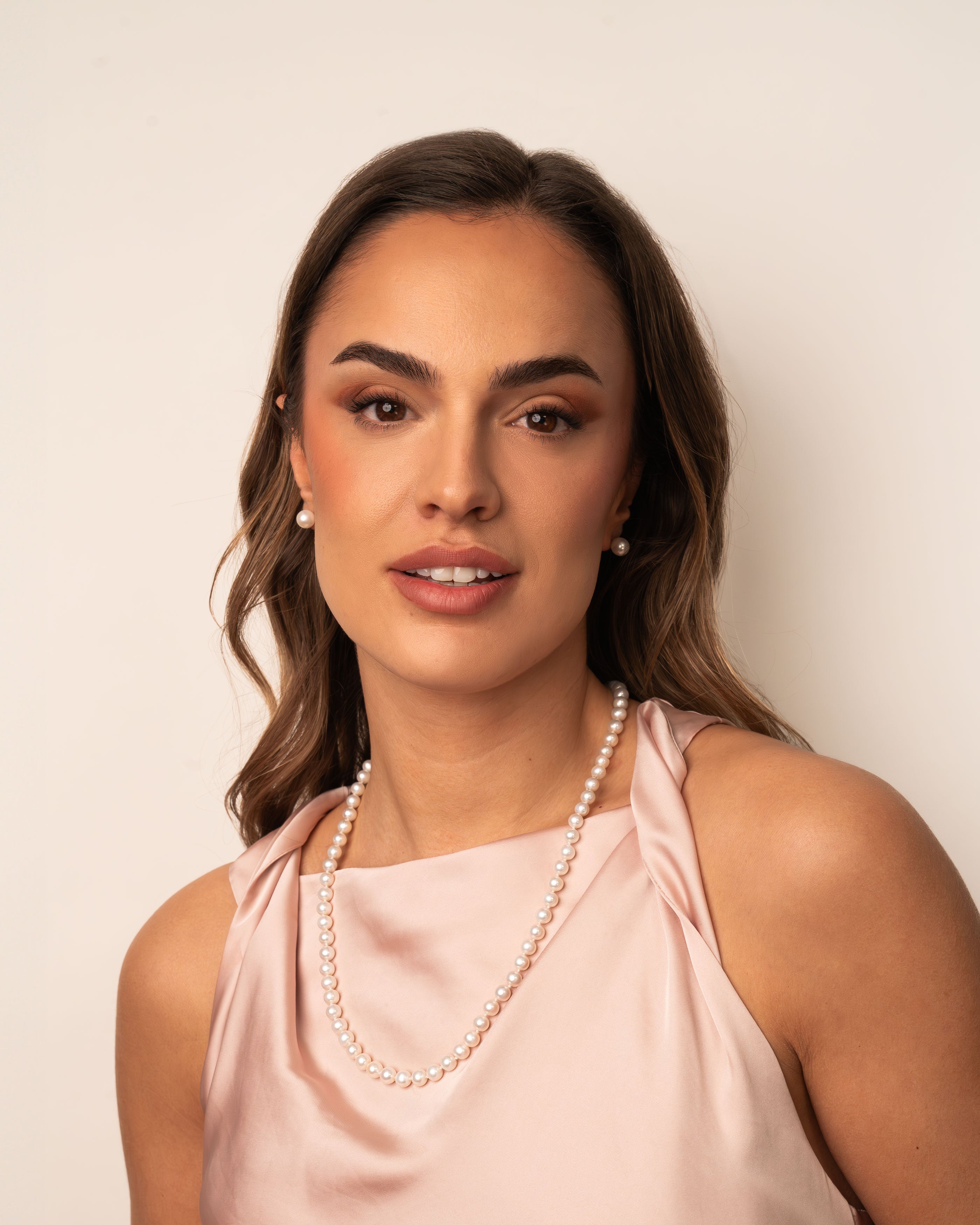 Collar de Perlas Cultivadas de Agua Dulce Redondas de 6,5-7,5 mm | 60 cm