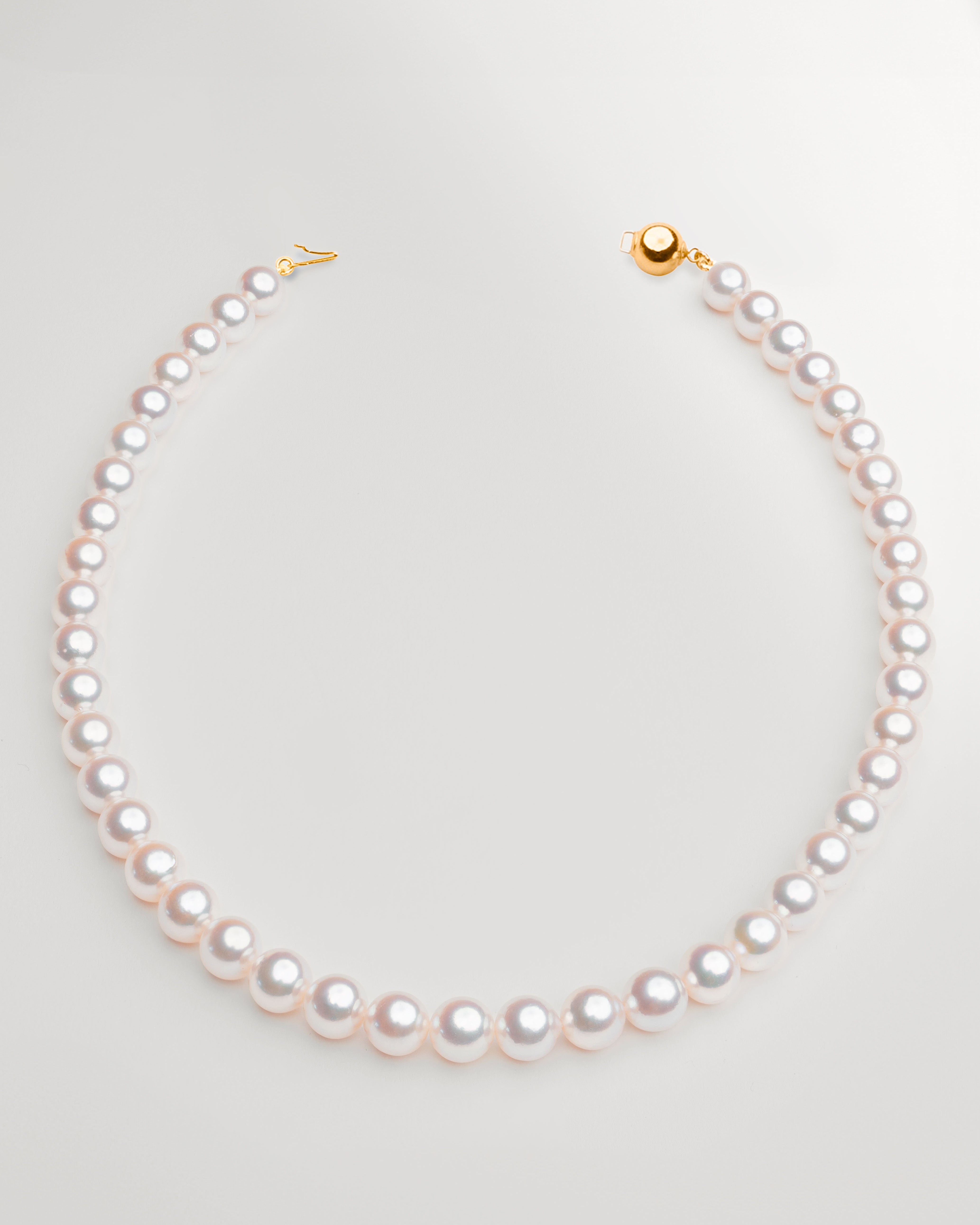 Collar de Perlas Cultivadas Akoya Japonesas de 9 - 9,5 mm | 42 cm