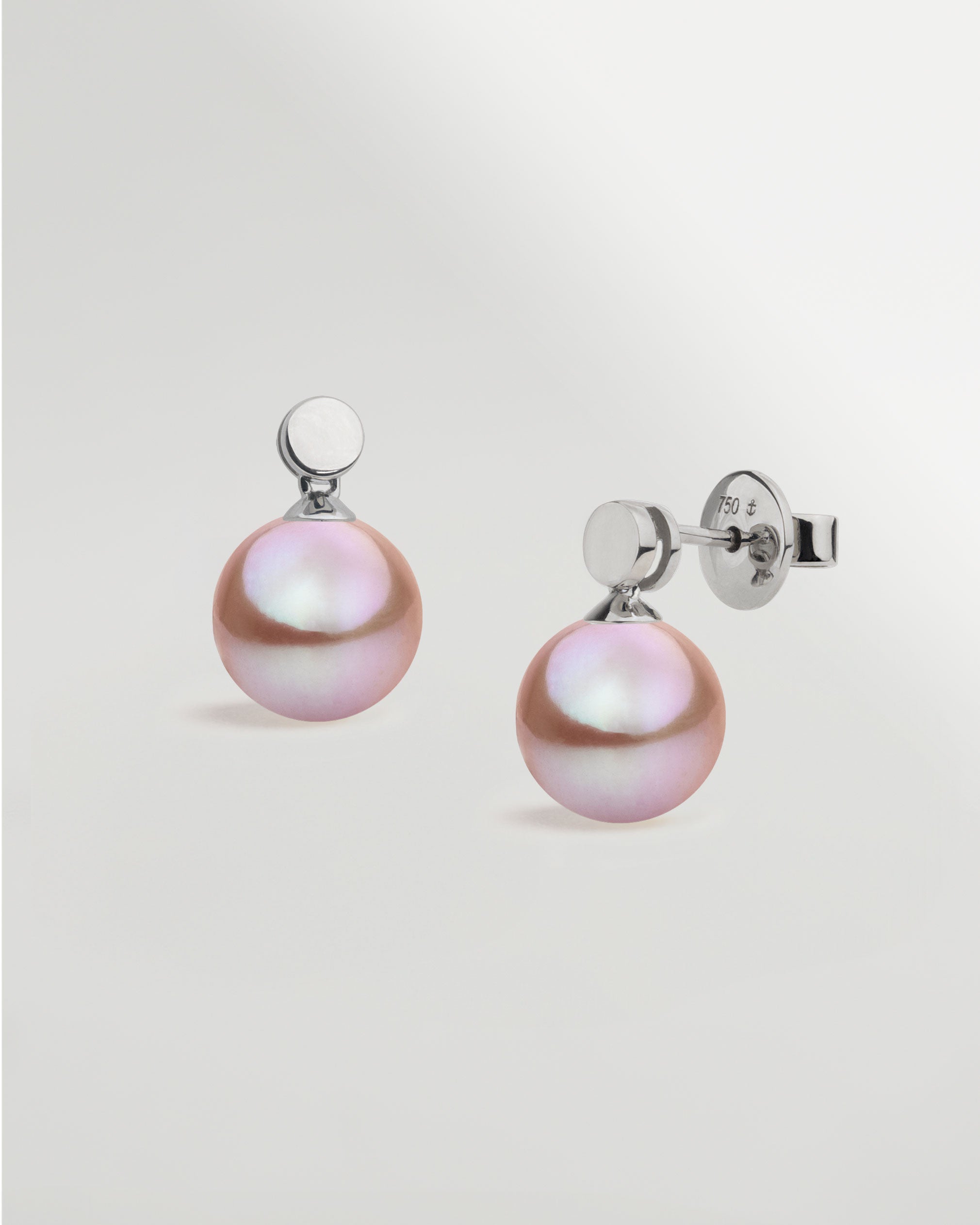 Pendientes Cassia con Perlas Cultivadas de Agua Dulce Lavanda AAA | SY Perlas