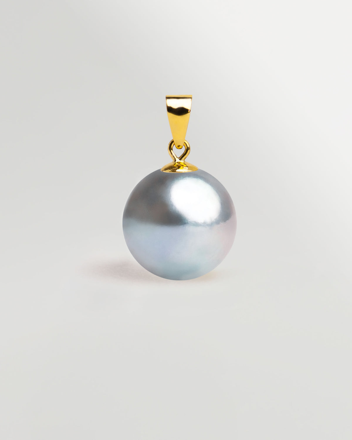Colgante de perla Blue Akoya en Oro 18k | SY Perlas