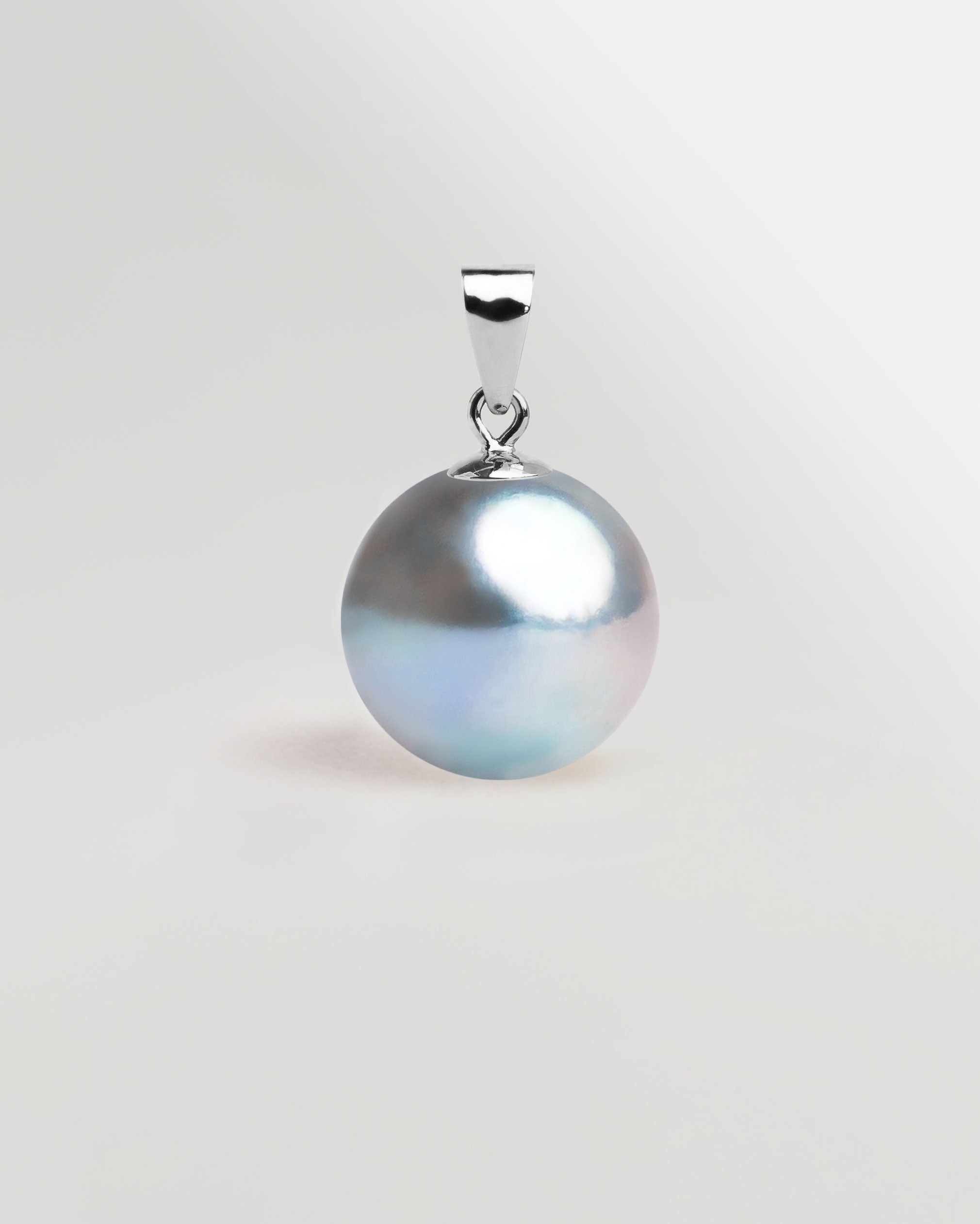 Colgante de perla Blue Akoya en Oro 18k | SY Perlas