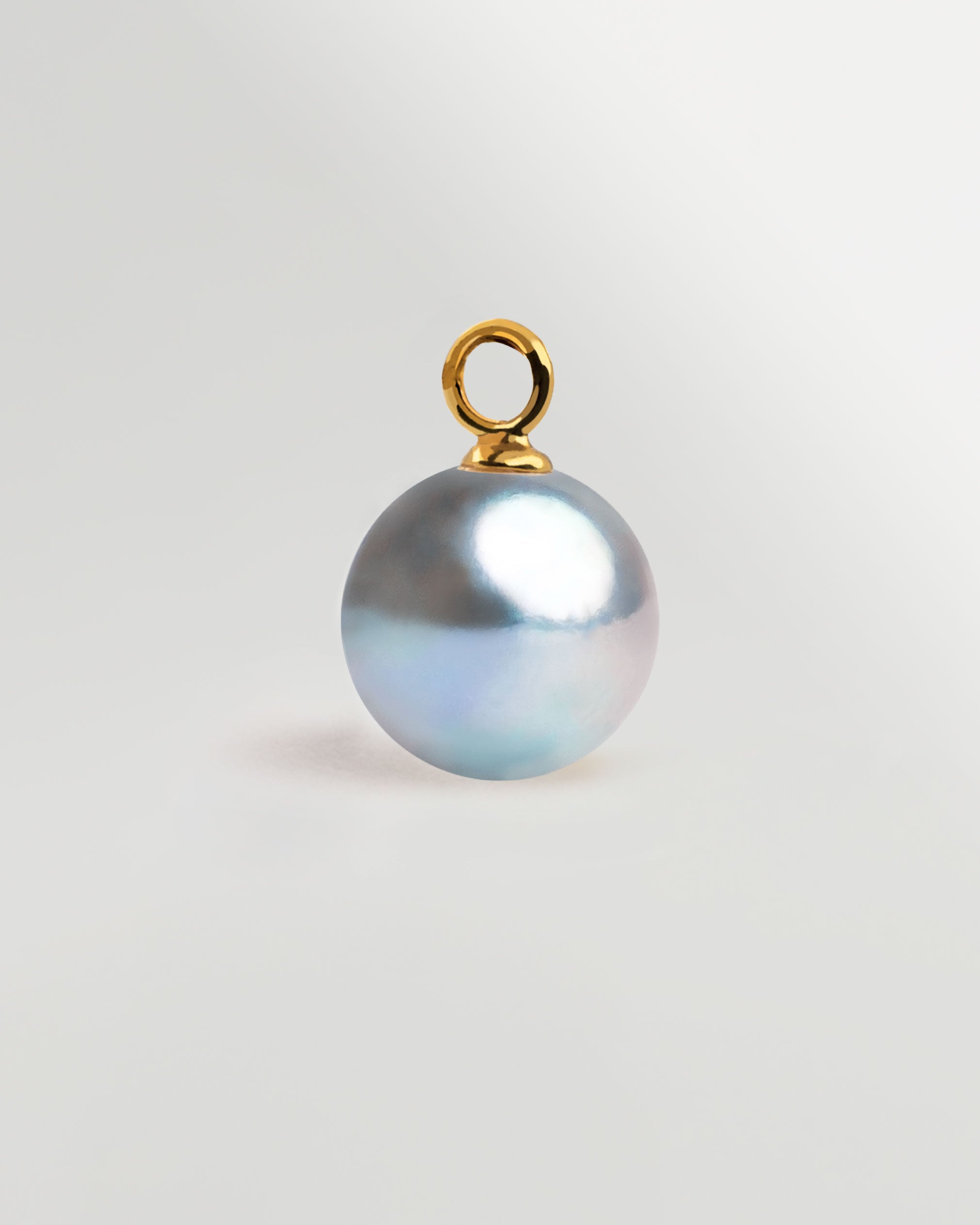 Charm de Perla Blue Akoya 8-8,5 mm en Oro 18k | SY Perlas
