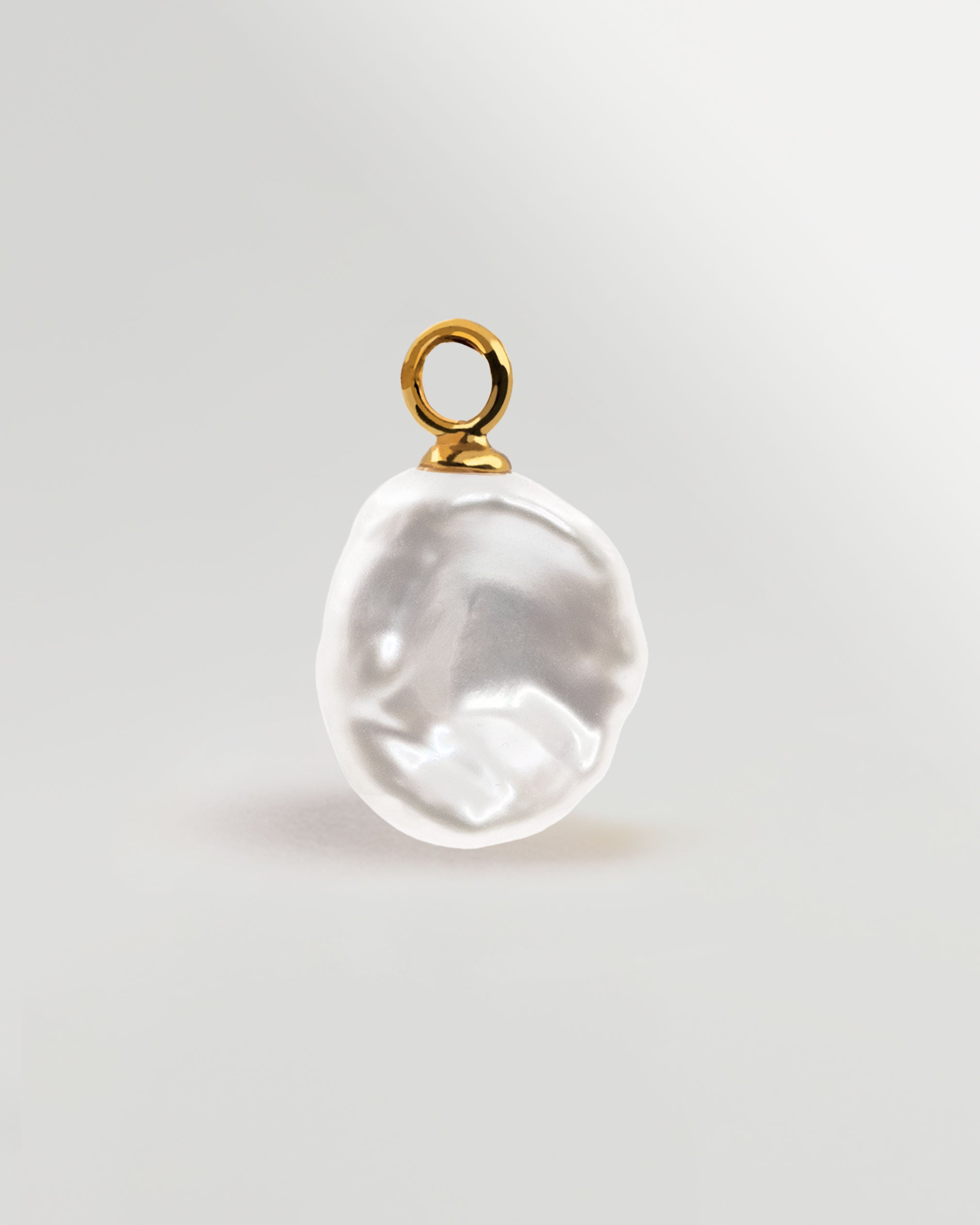 Colgante de Perla Agua Dulce Keshi en Oro 18k | SY Perlas