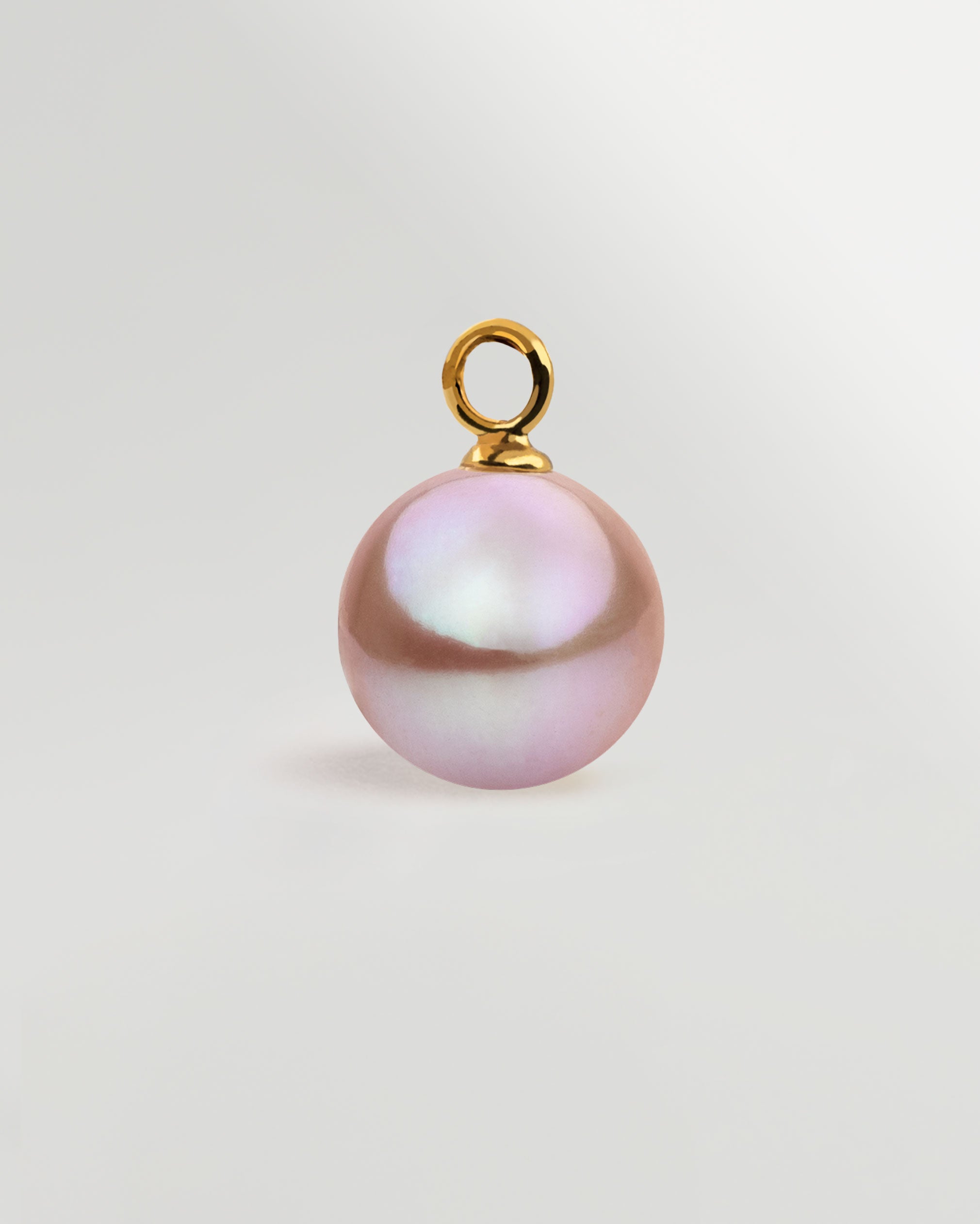 Colgante de Perla Agua Dulce Lavanda en Oro 18k | SY Perlas