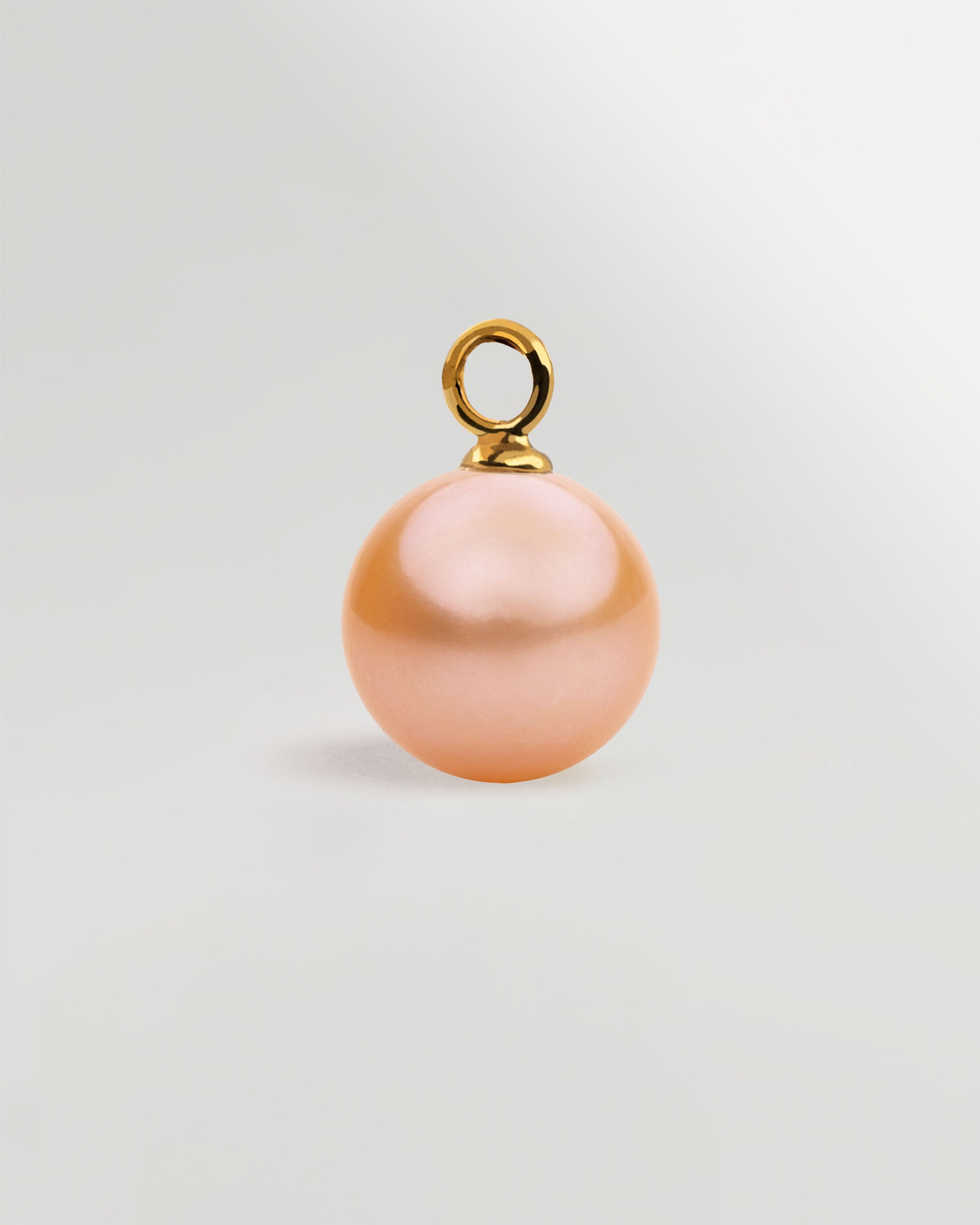Colgante de perla Agua Dulce Melocotón en Oro 18k | SY Perlas