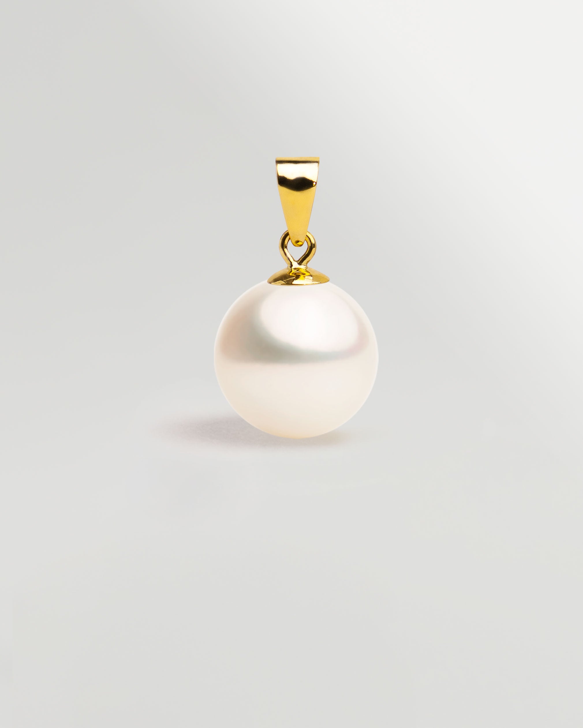 Colgante de Perla Cultivada de Agua Dulce en Oro 18k | SY Perlas