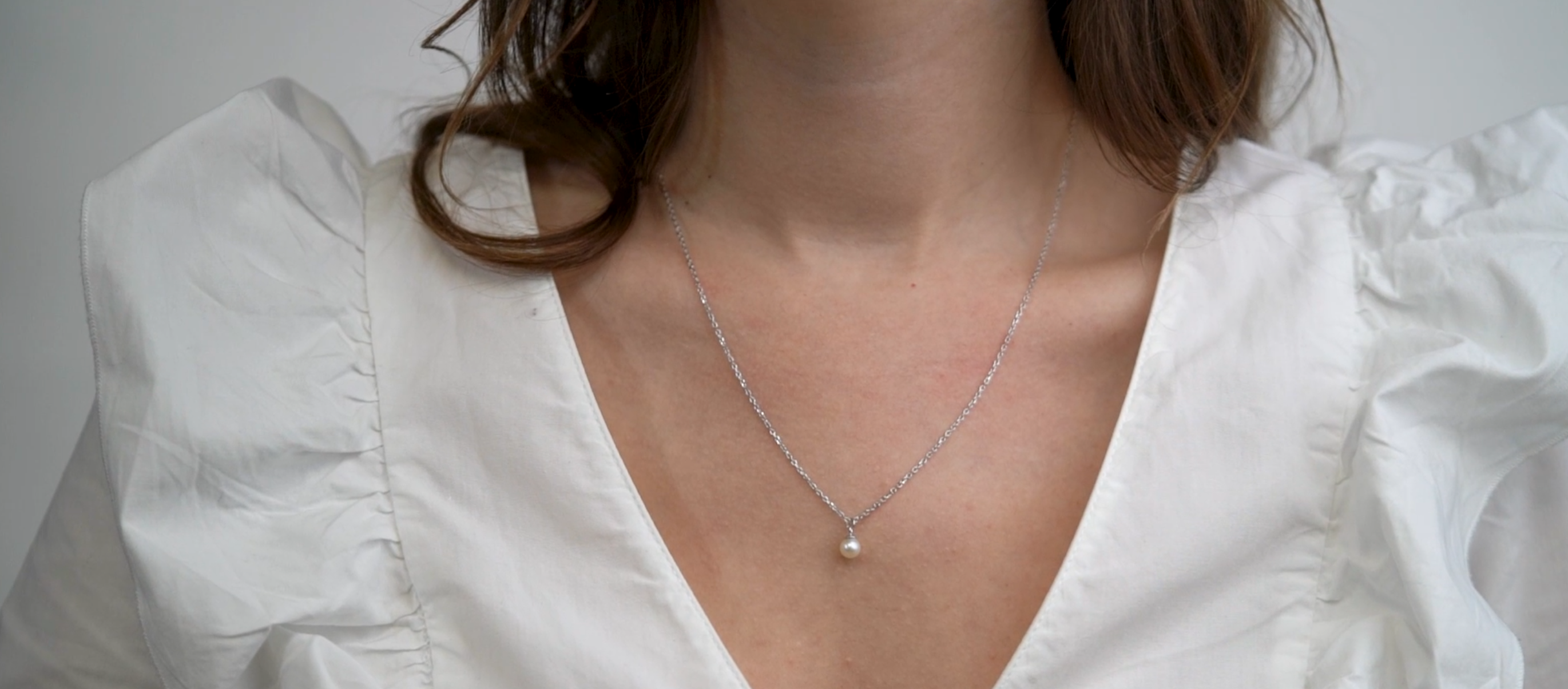 Colgante con Perla de Agua Dulce Redonda 5-5,5 mm y Plata de Ley Secret & You