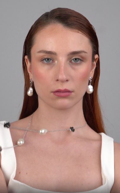 Collar Symphony de Perlas Cultivadas de Agua dulce Barrocas 14-17 mm y Plata de Ley