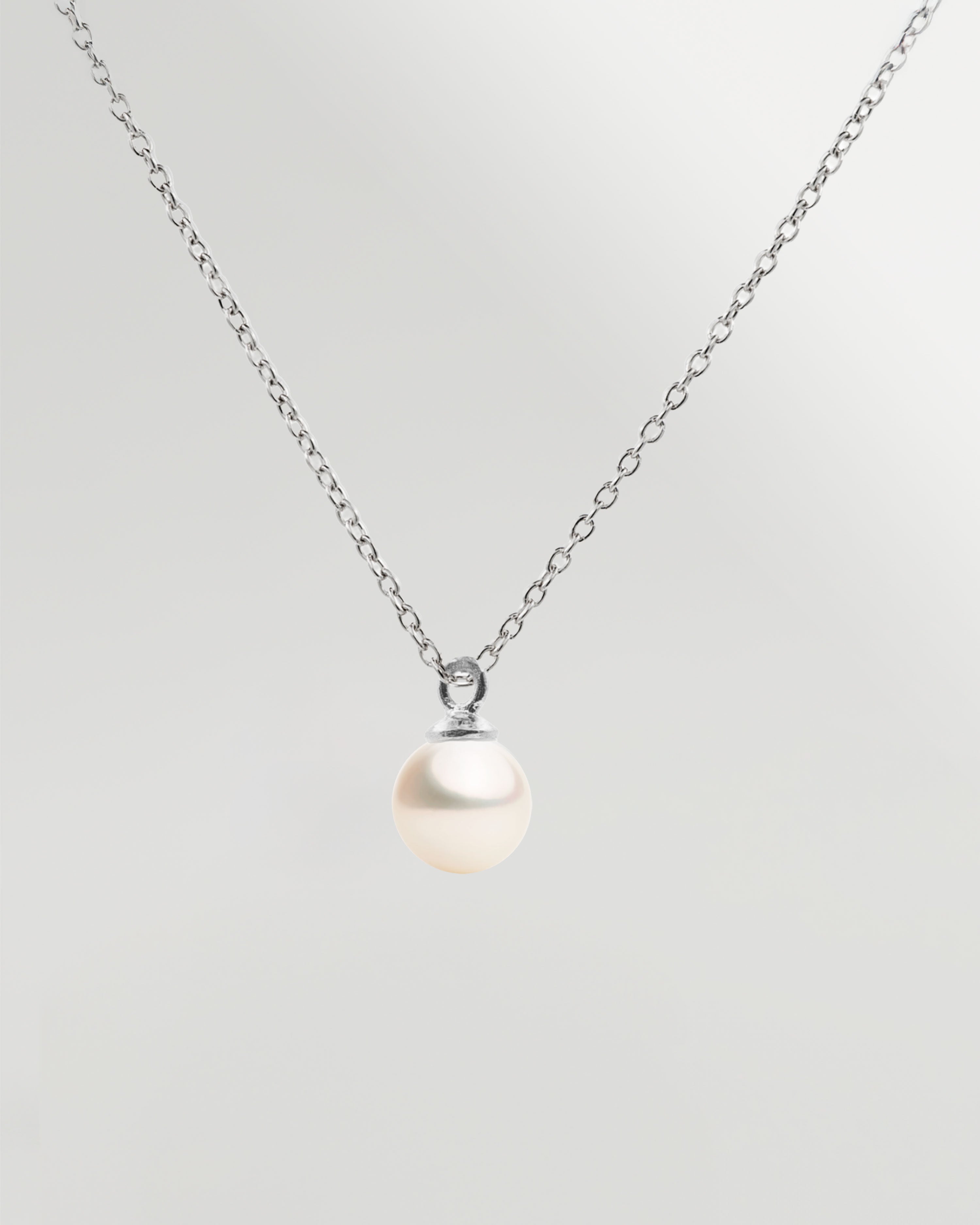 Colgante con Perla de Agua Dulce Redonda 5-5,5 mm y Plata de Ley Secret & You