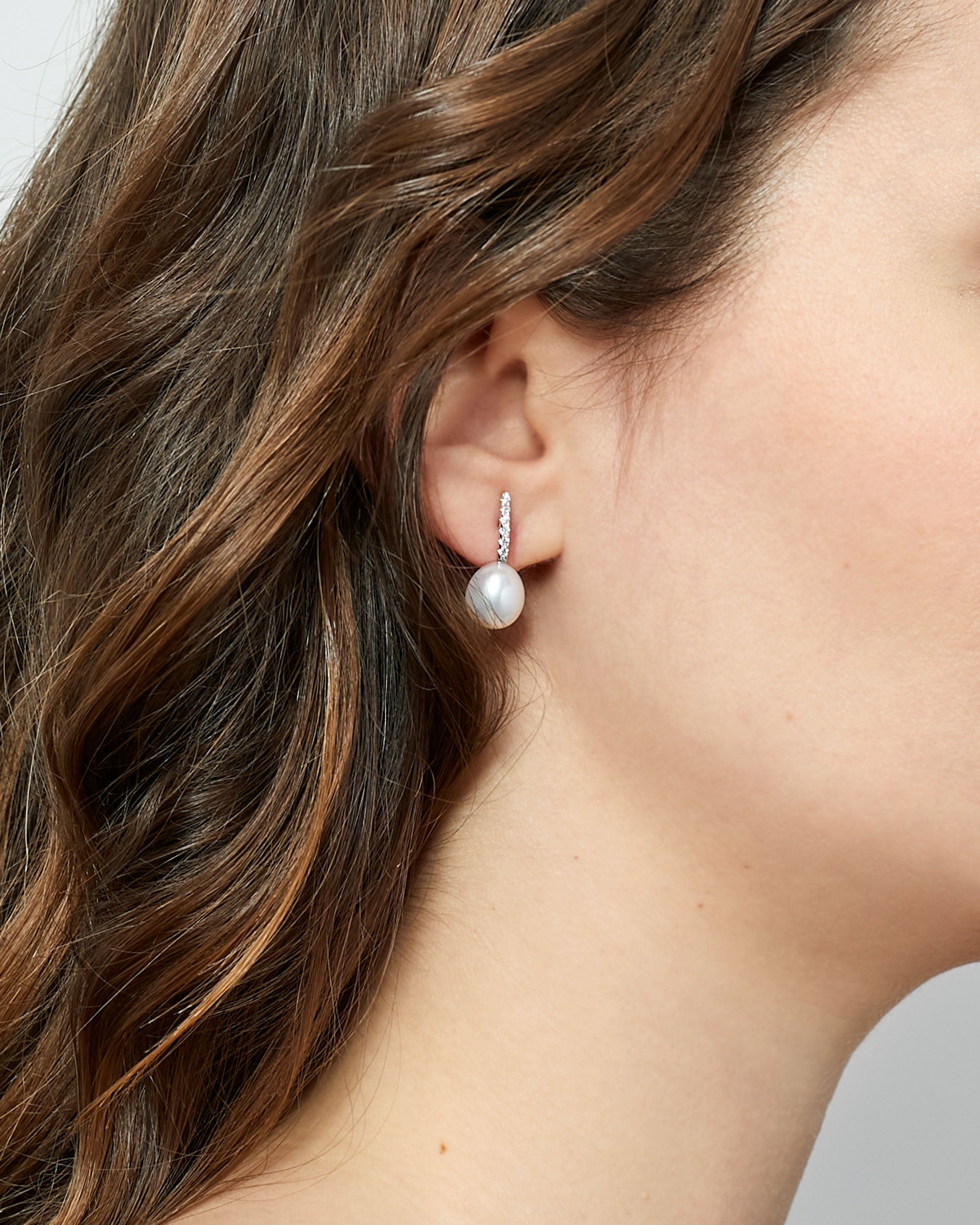Pendientes de Perlas Gota de Agua Cultivadas y Circonitas de mujer Secret & You