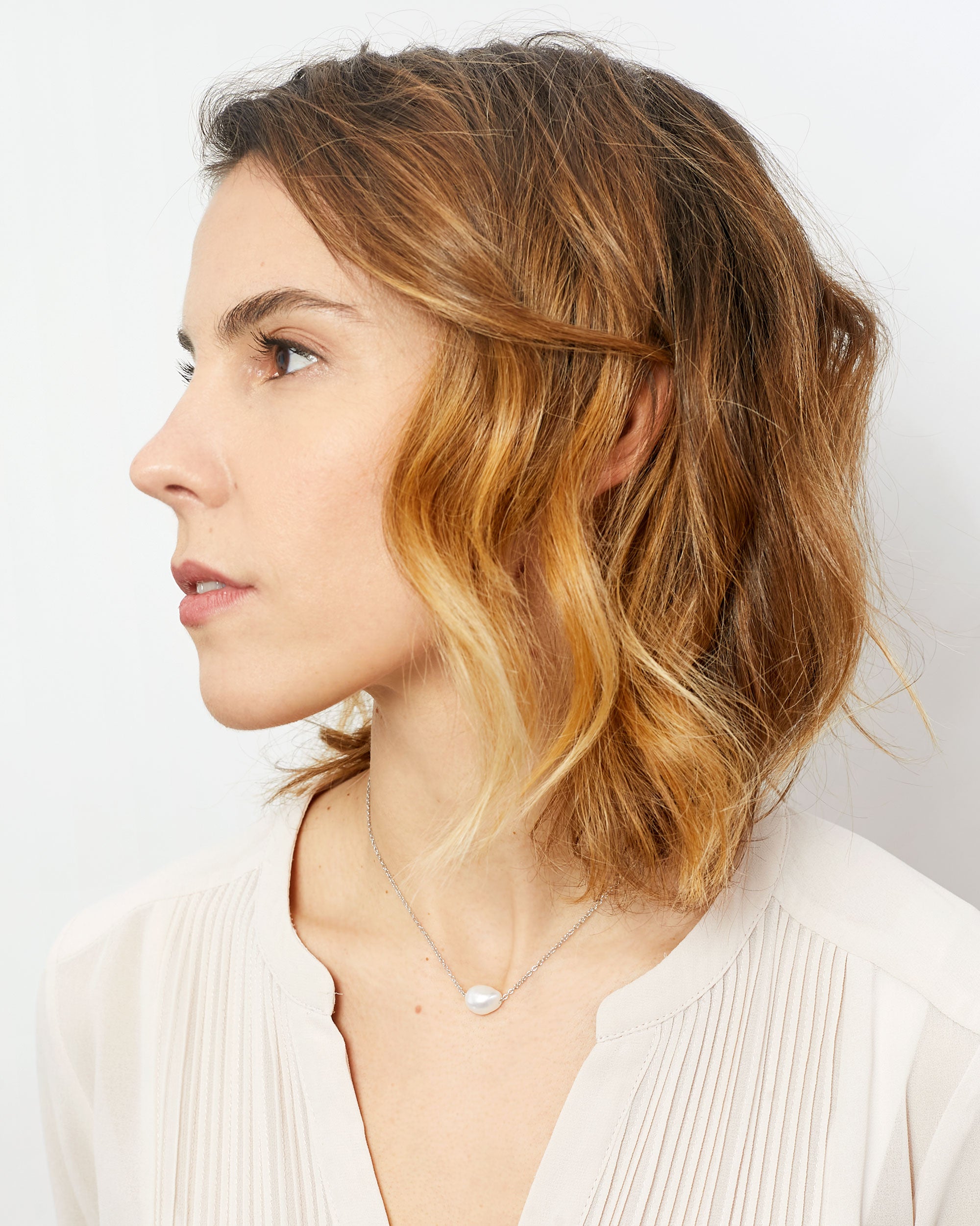 Colgante Perla de Agua Dulce Edison Barroca de 12-13 mm y Plata de ley Secret & You