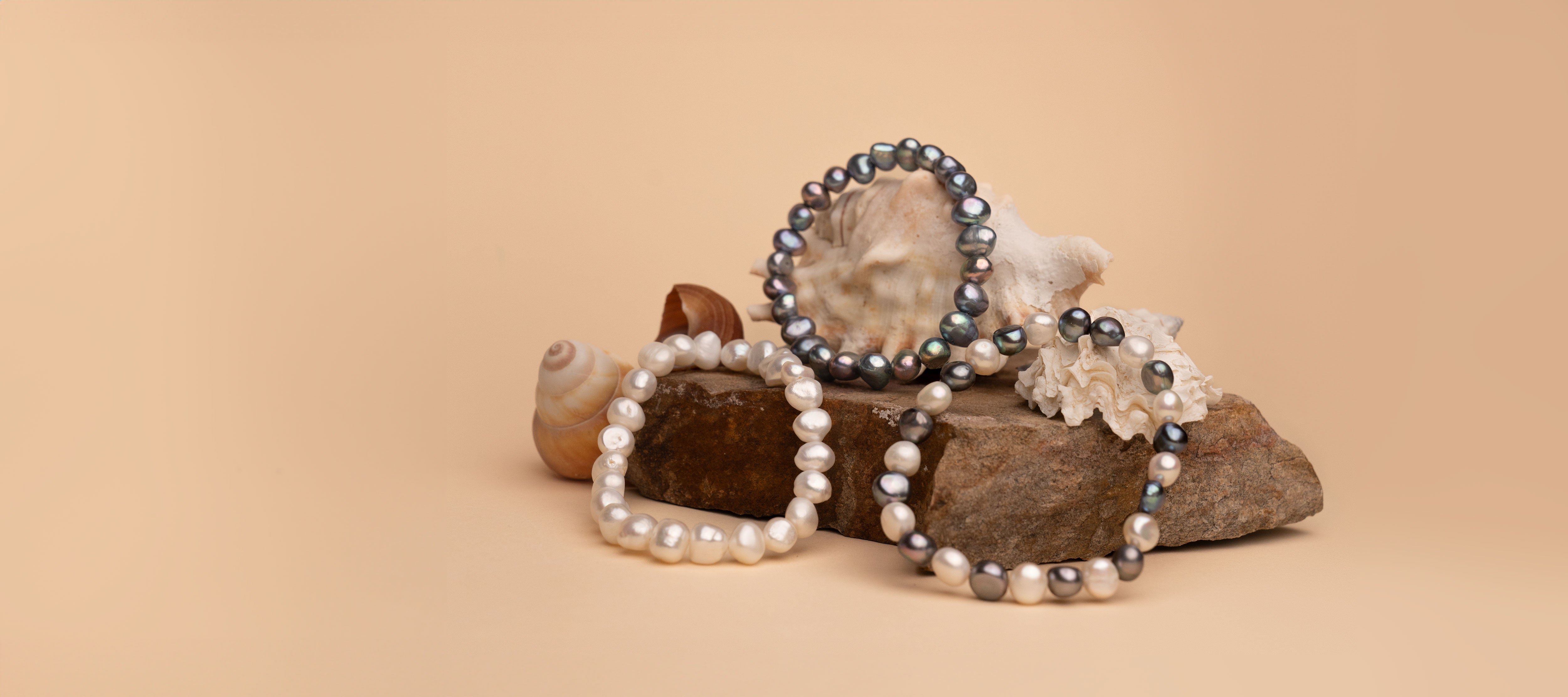 Set de Pulseras de Perlas Secret and You