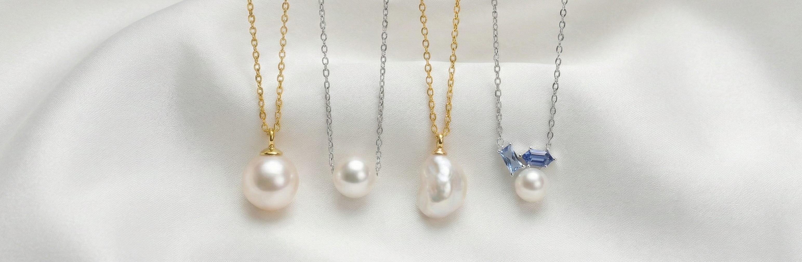 Colgantes de perlas cultivadas naturales genuinas