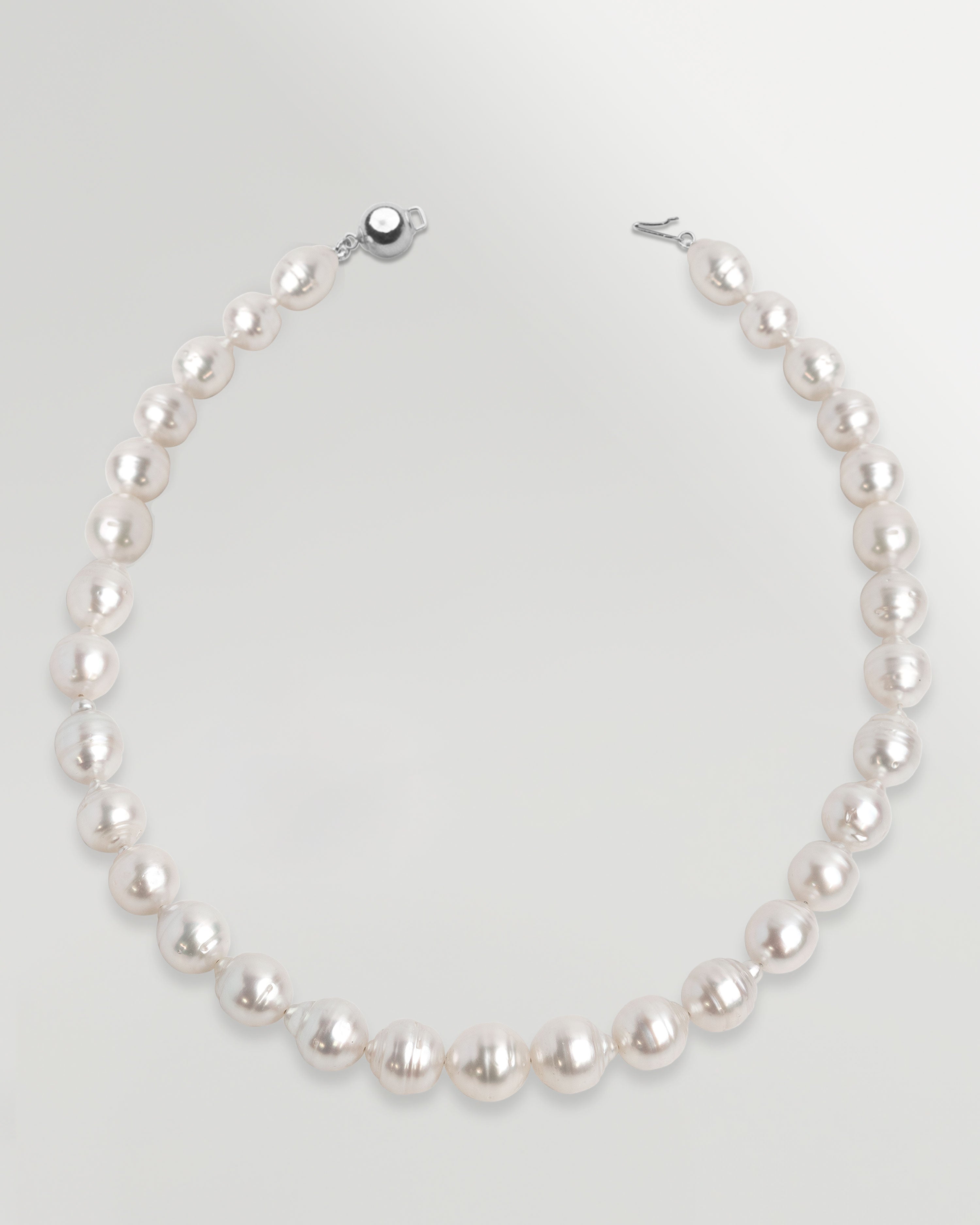 Collar de perlas cultivadas Australianas Barrocas Anilladas de 10 - 13 mm Secret & You