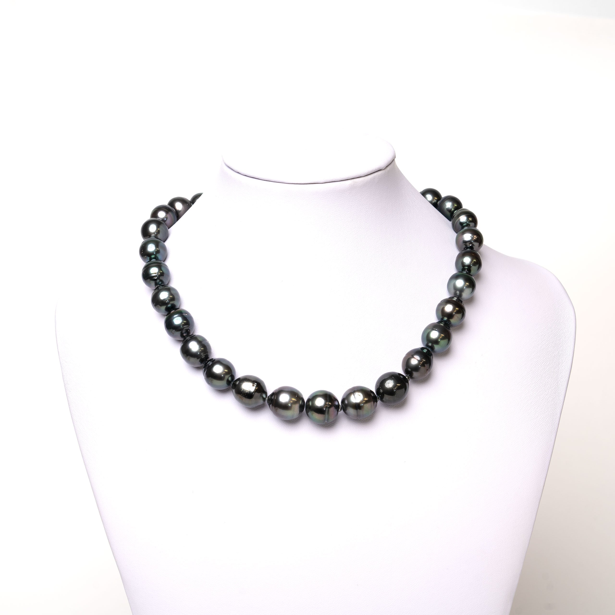 Collar de Perlas Cultivadas Tahití Barrocas de 12 - 13,1 mm AA+/AAA