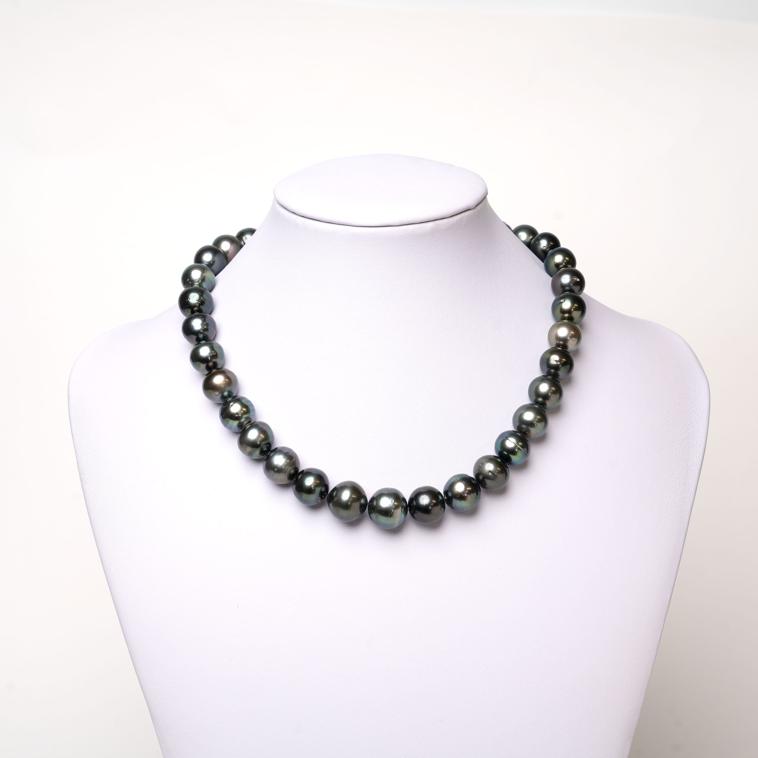 Collar de Perlas Cultivadas Tahití Barrocas de 11,8 - 13 mm AA+