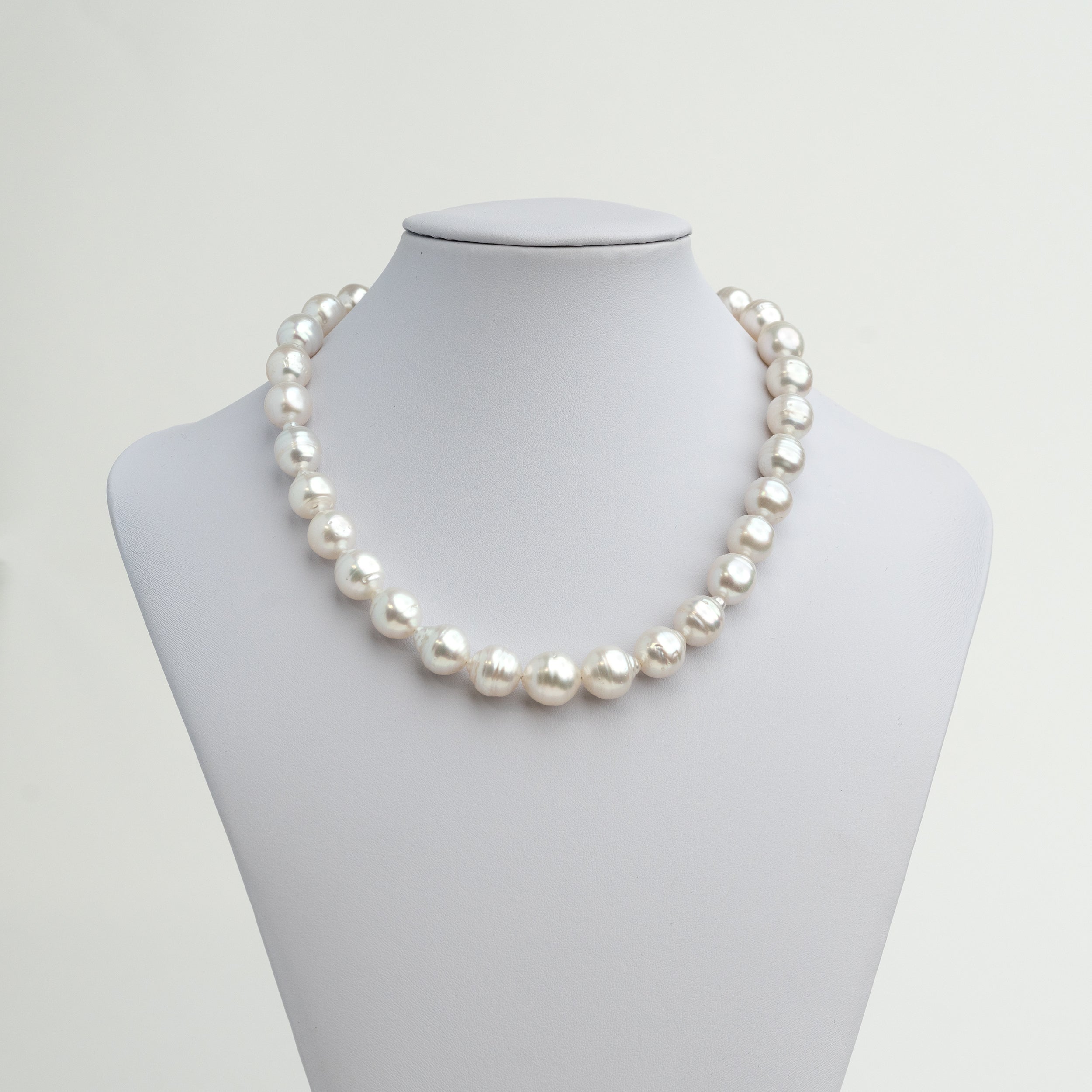 Collar de perlas cultivadas Australianas Barrocas Anilladas de 10 - 13 mm Secret & You