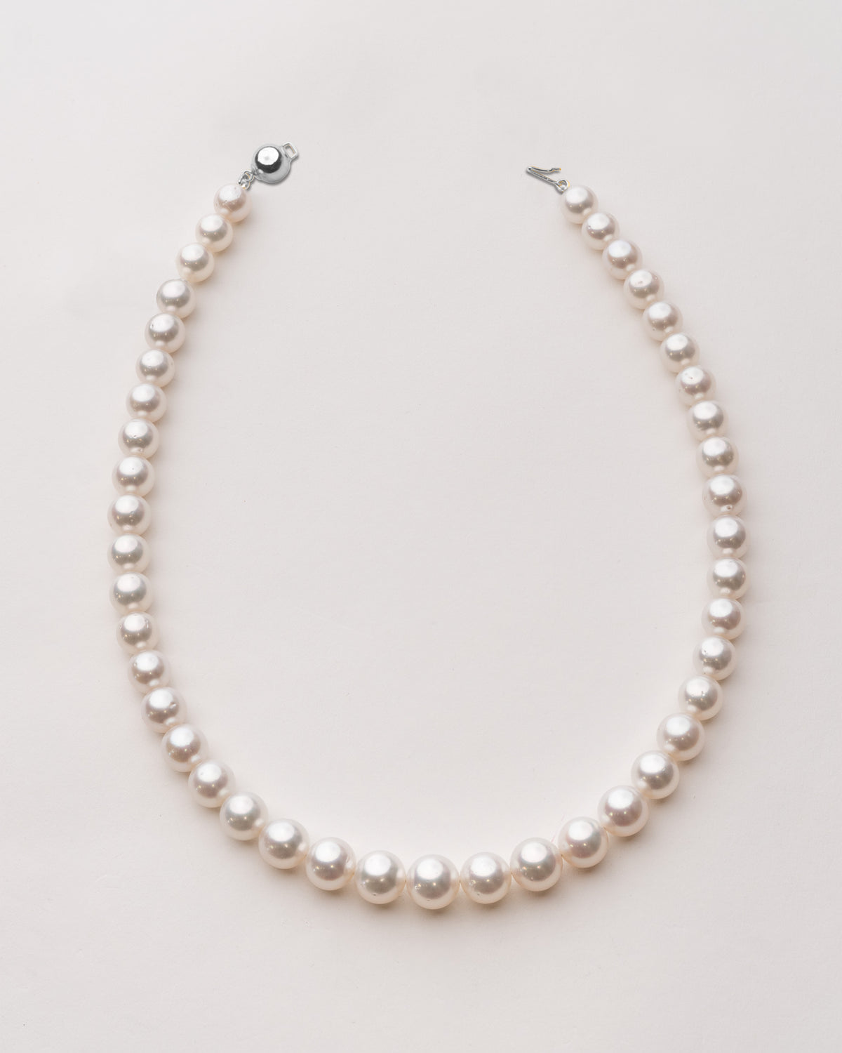 Collar de perlas cultivadas del mar del sur australianas de 9-11,2 mm 