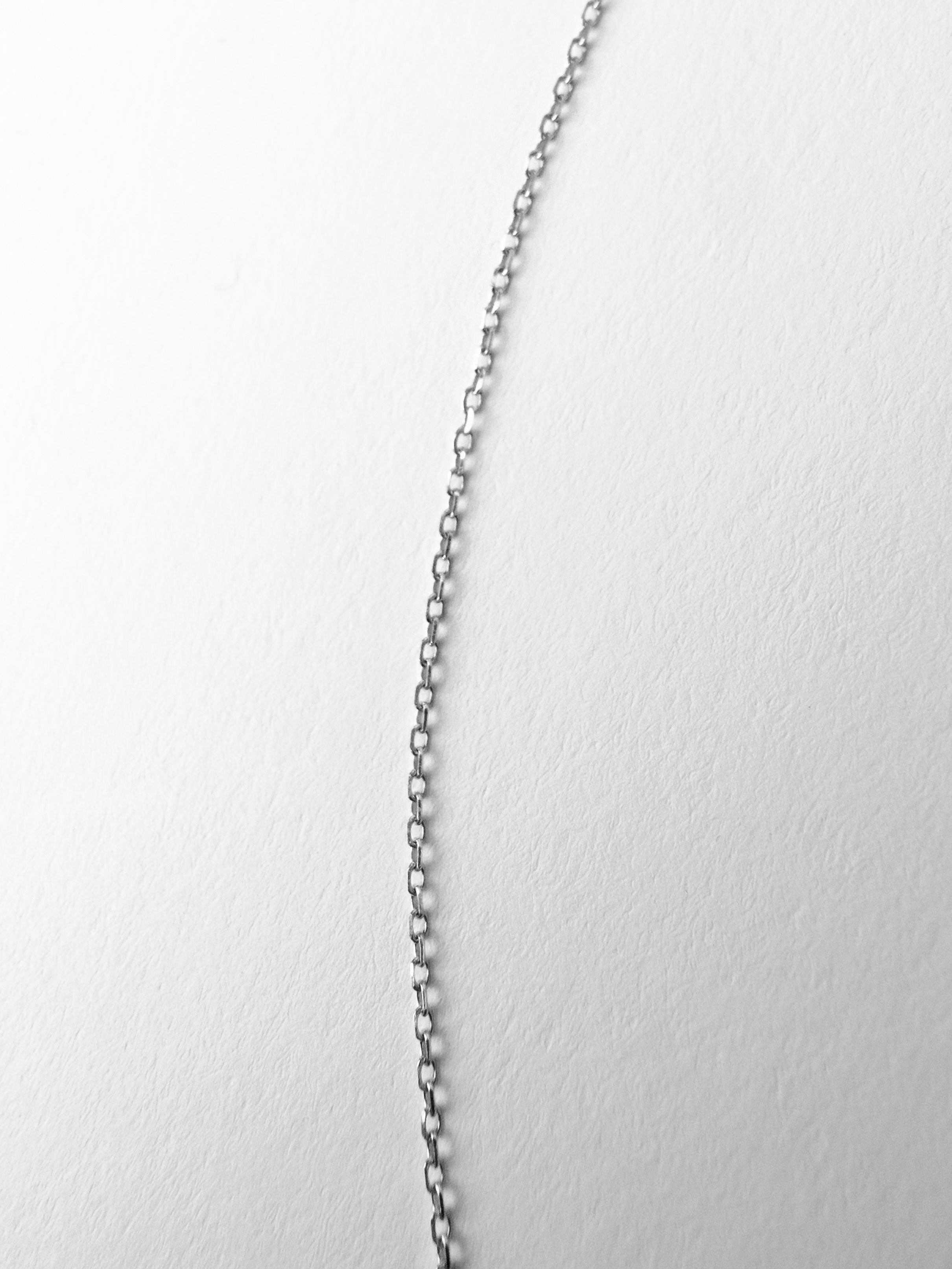 Cadena de Oro Blanco 18K para colgante