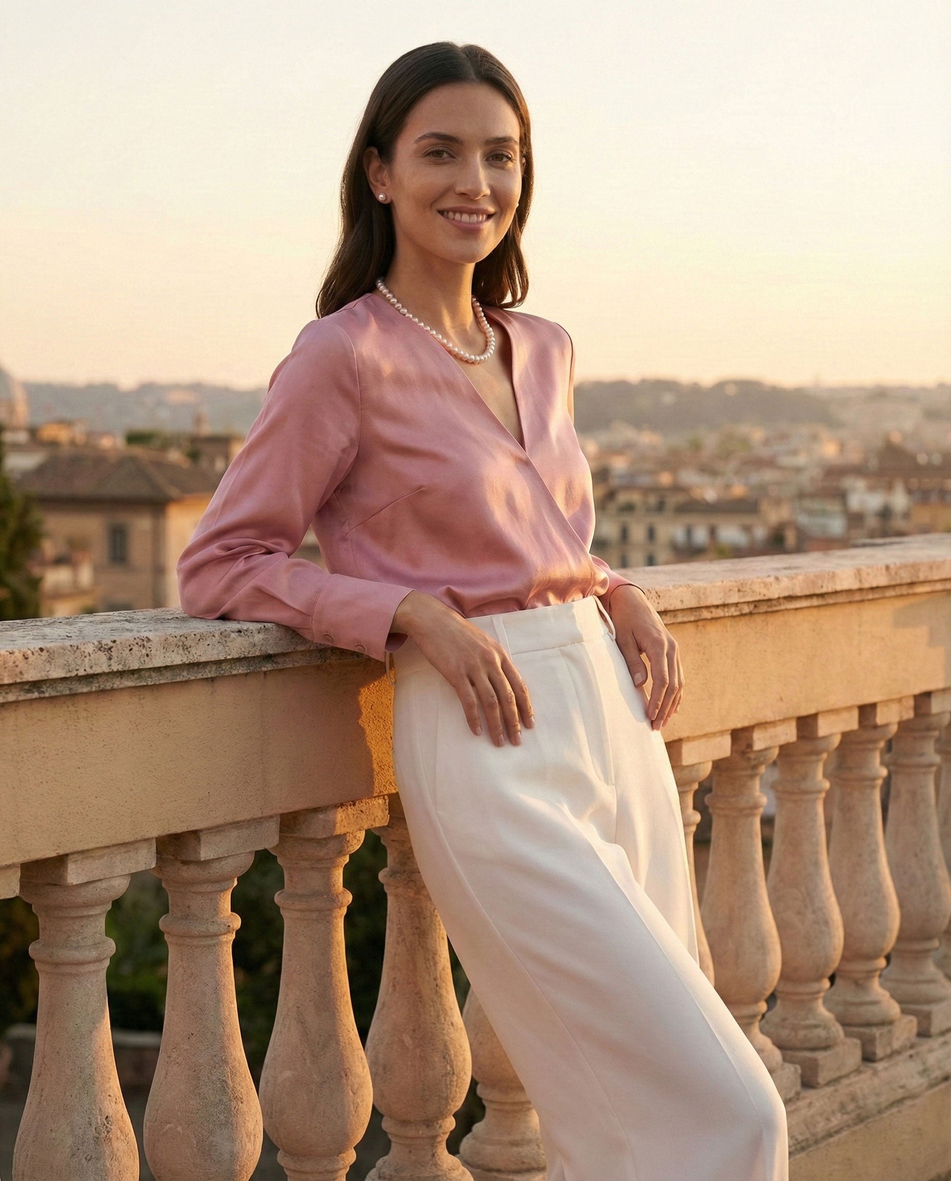 Collar de Perlas Cultivadas Akoya Japonesas de 7,5 - 8 mm | 42 cm