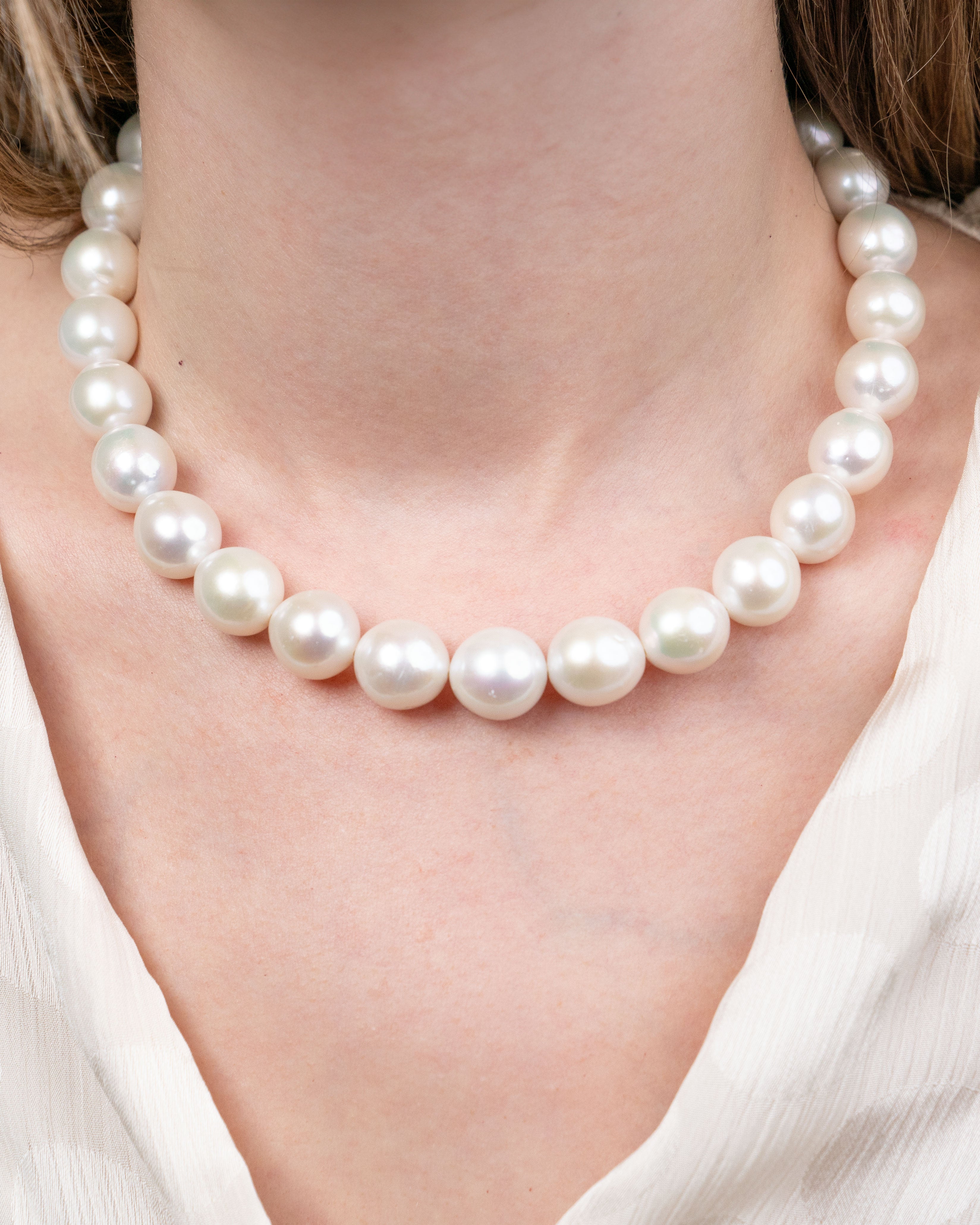 Collar de Perlas Cultivadas Edison Semi-redondas | 11-14 mm