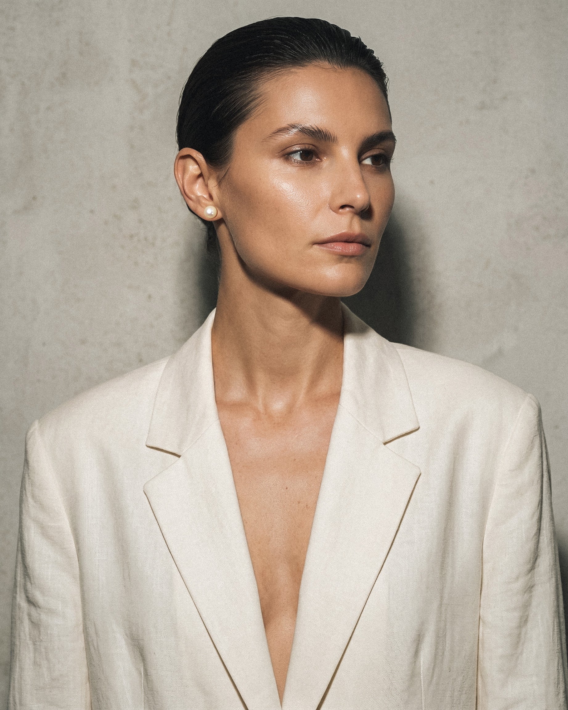 Pendientes de Perlas Cultivadas Akoya Japonesas en Oro de 18k 8,5-9mm SY Perlas
