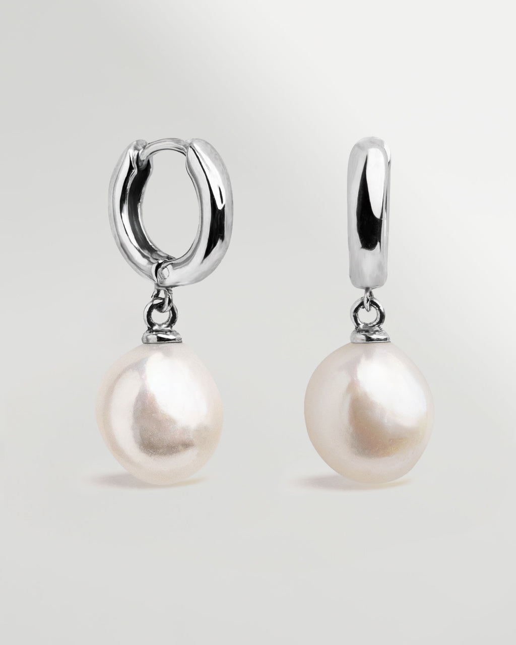 Pendientes Novia En Oro Blanco Y Circonitas Con Perlas Cultivadas